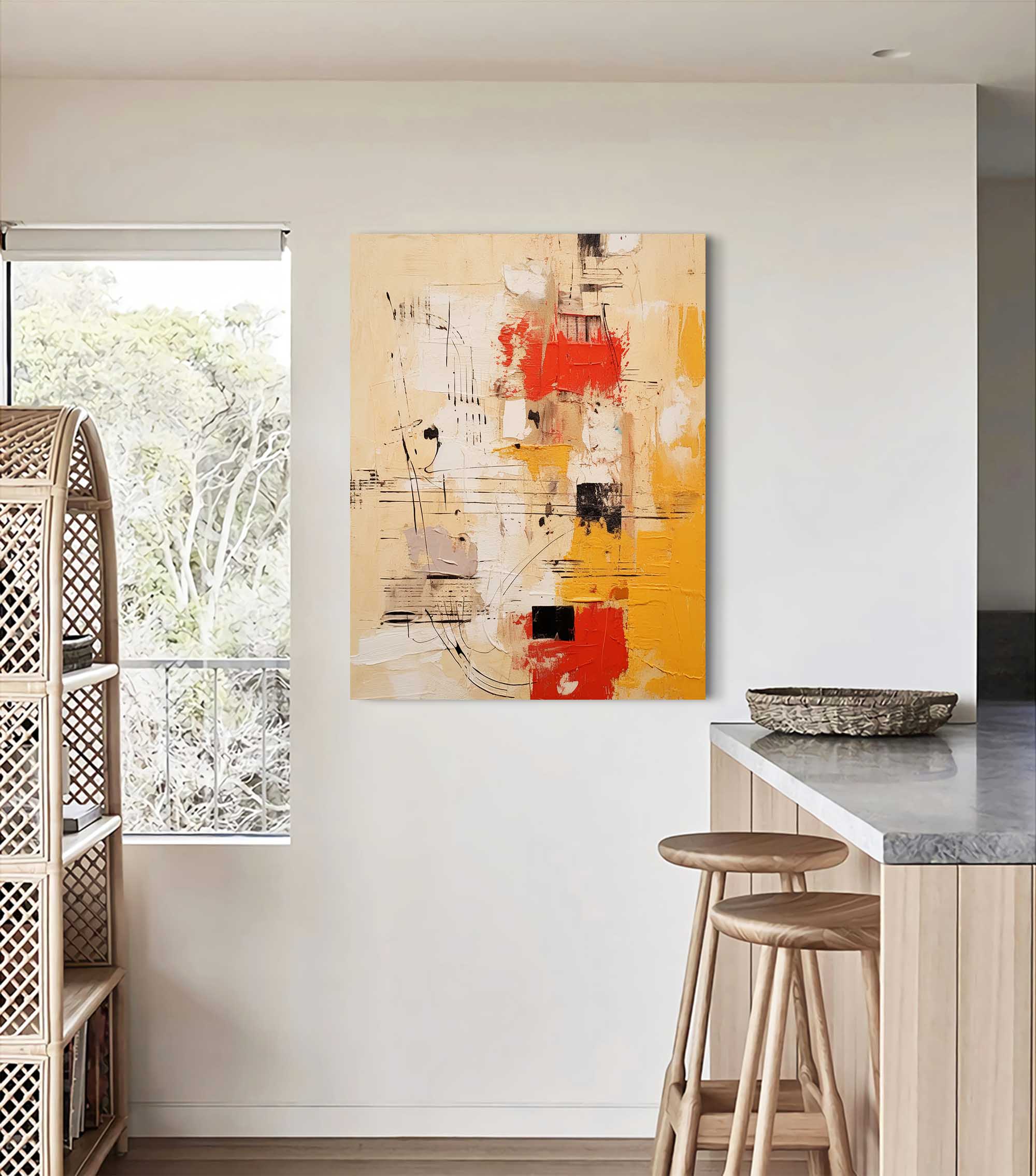 Abstract Canvas Art #AB186