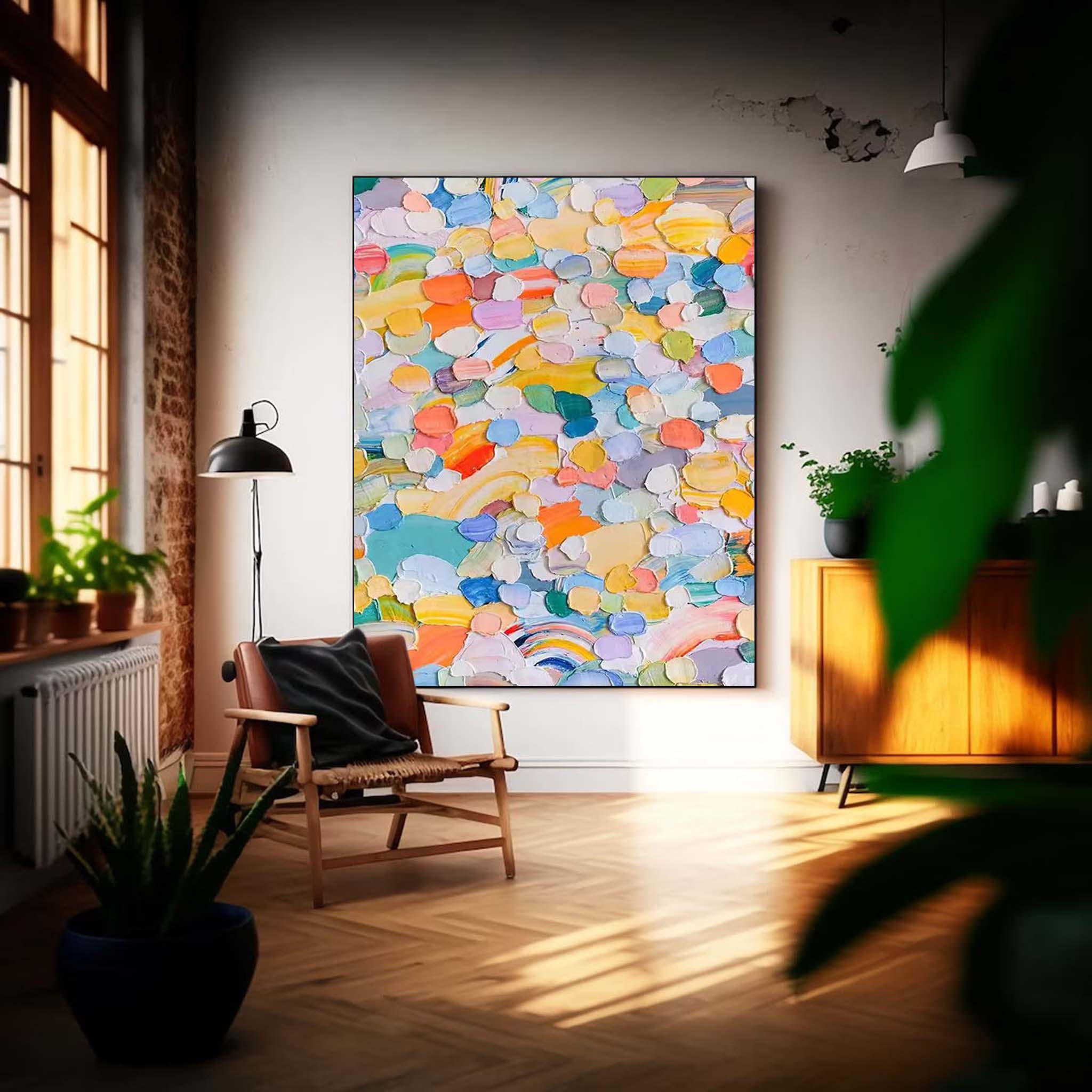 Abstrakte Leinwandkunst #AB249