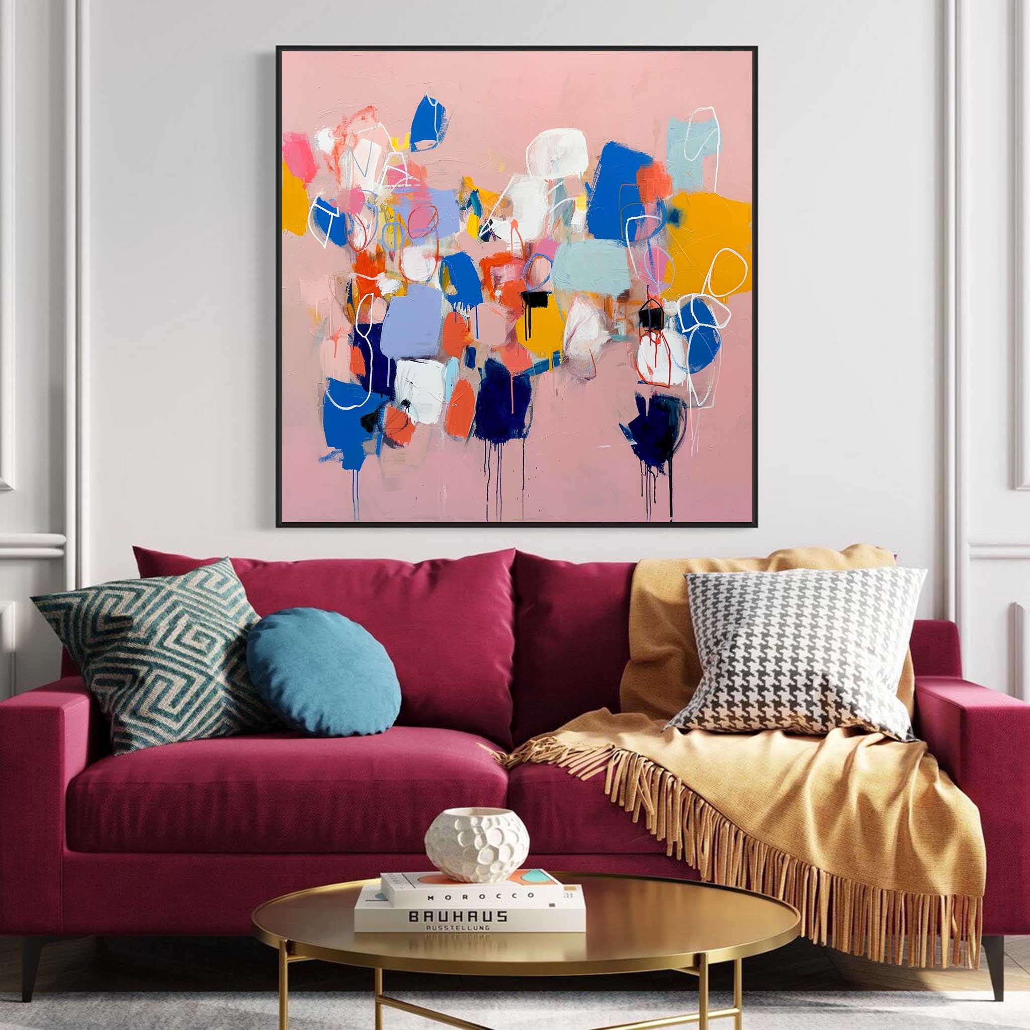 Abstract Canvas Art #AB374