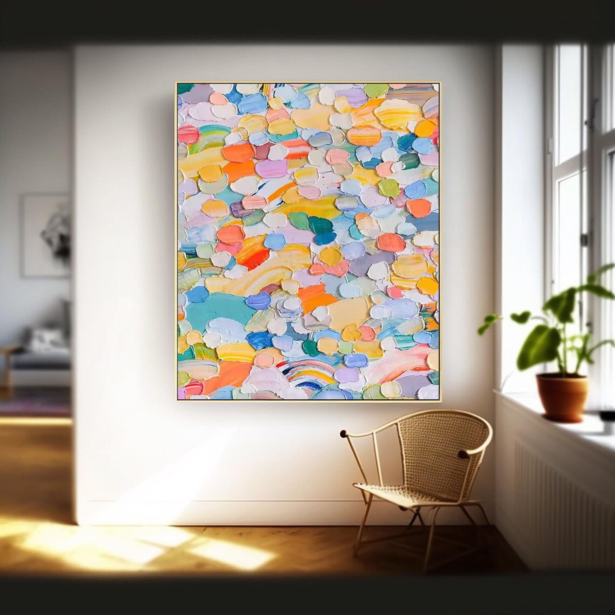 Abstrakte Leinwandkunst #AB249