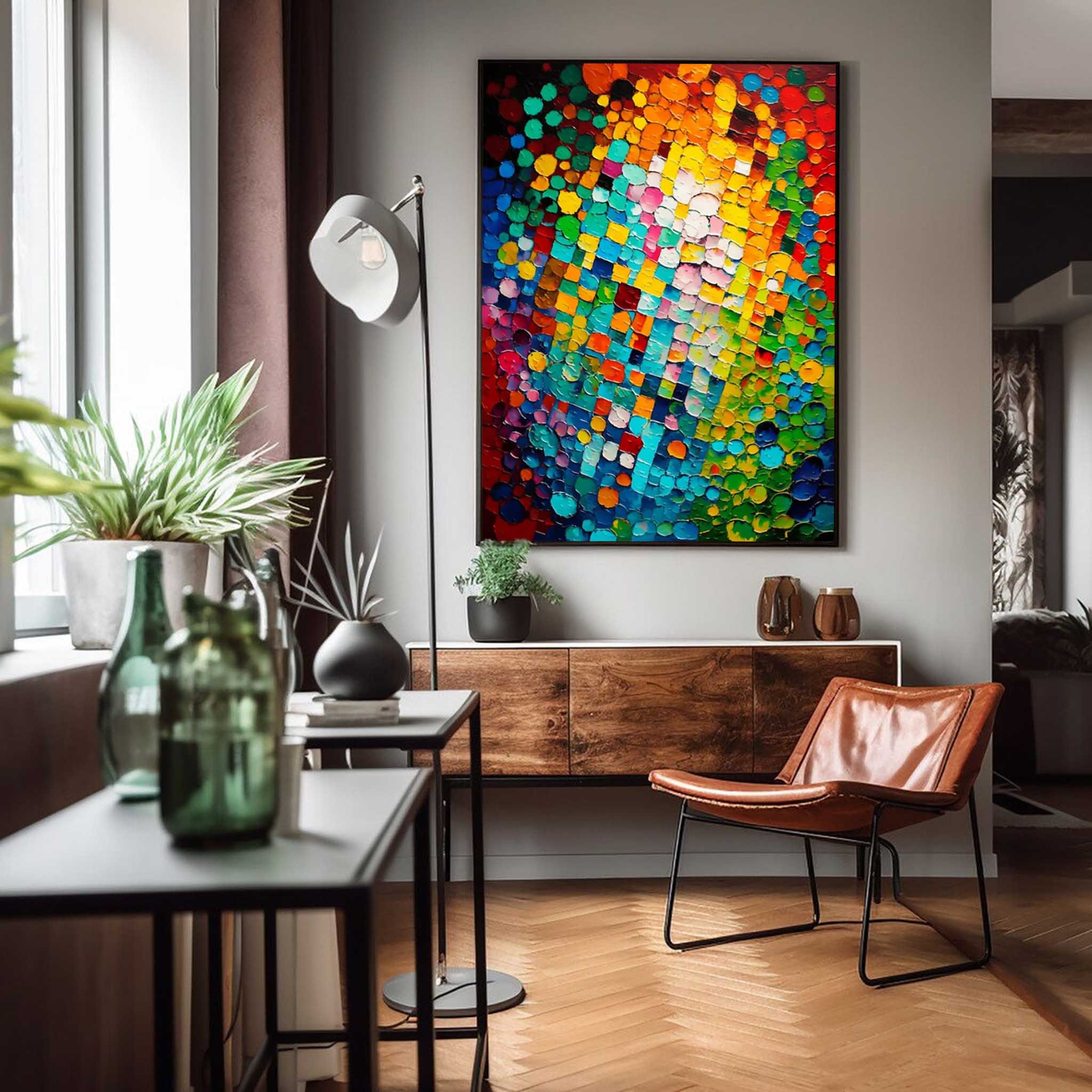 Abstrakte Leinwandkunst #AB250