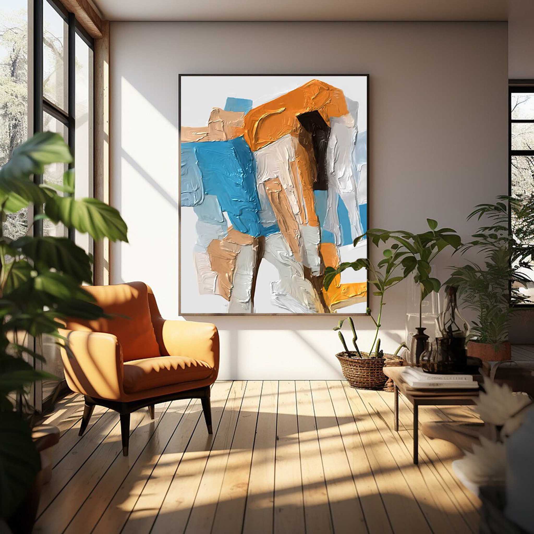 Abstrakte Leinwandkunst #AB102