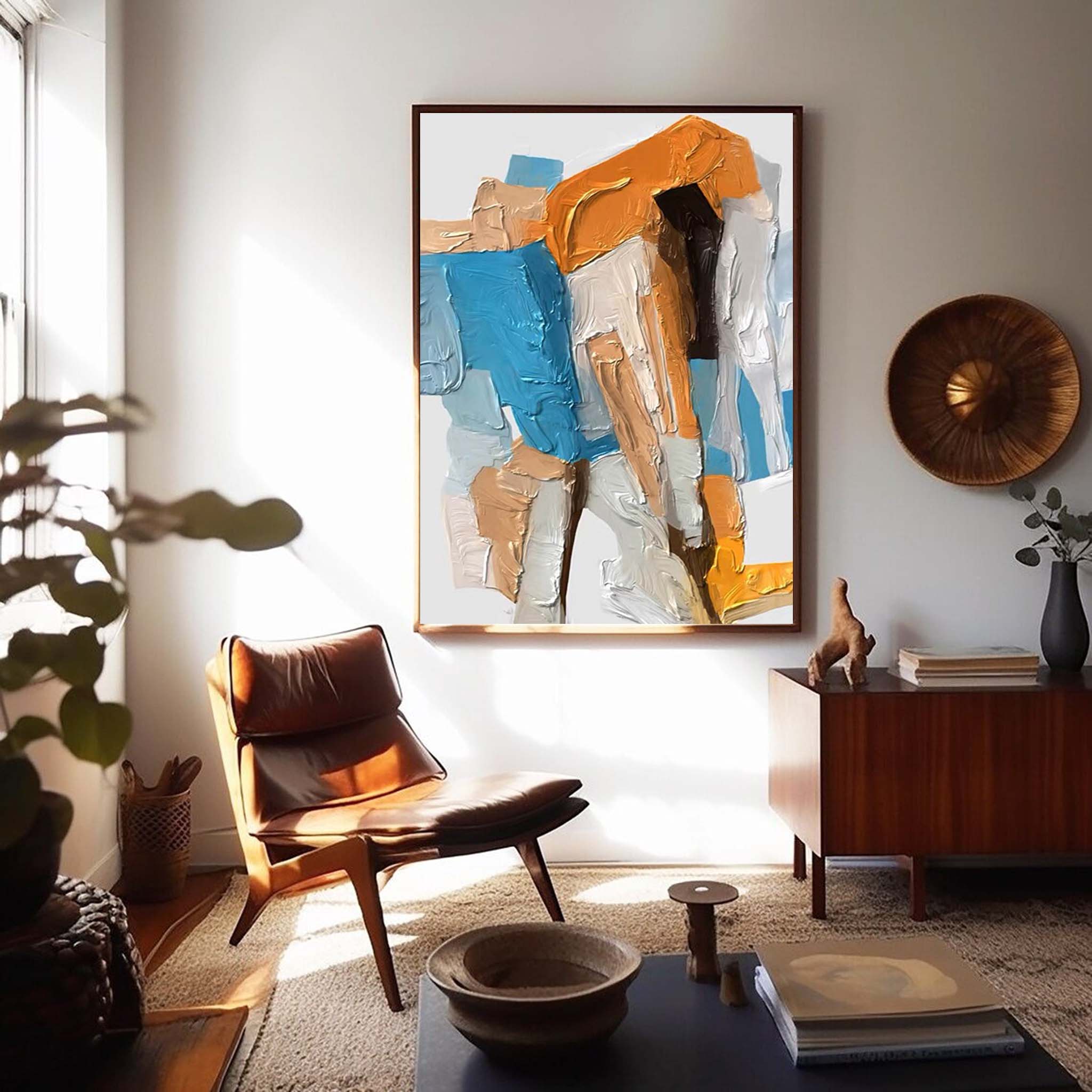 Abstrakte Leinwandkunst #AB102