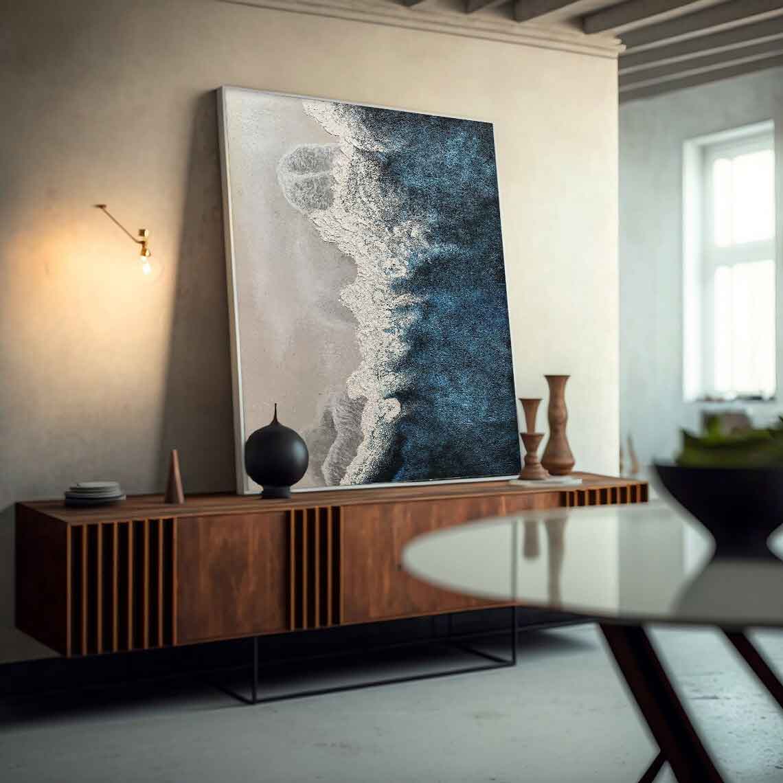 Strand &amp; Hav Lærredskunst #BE013