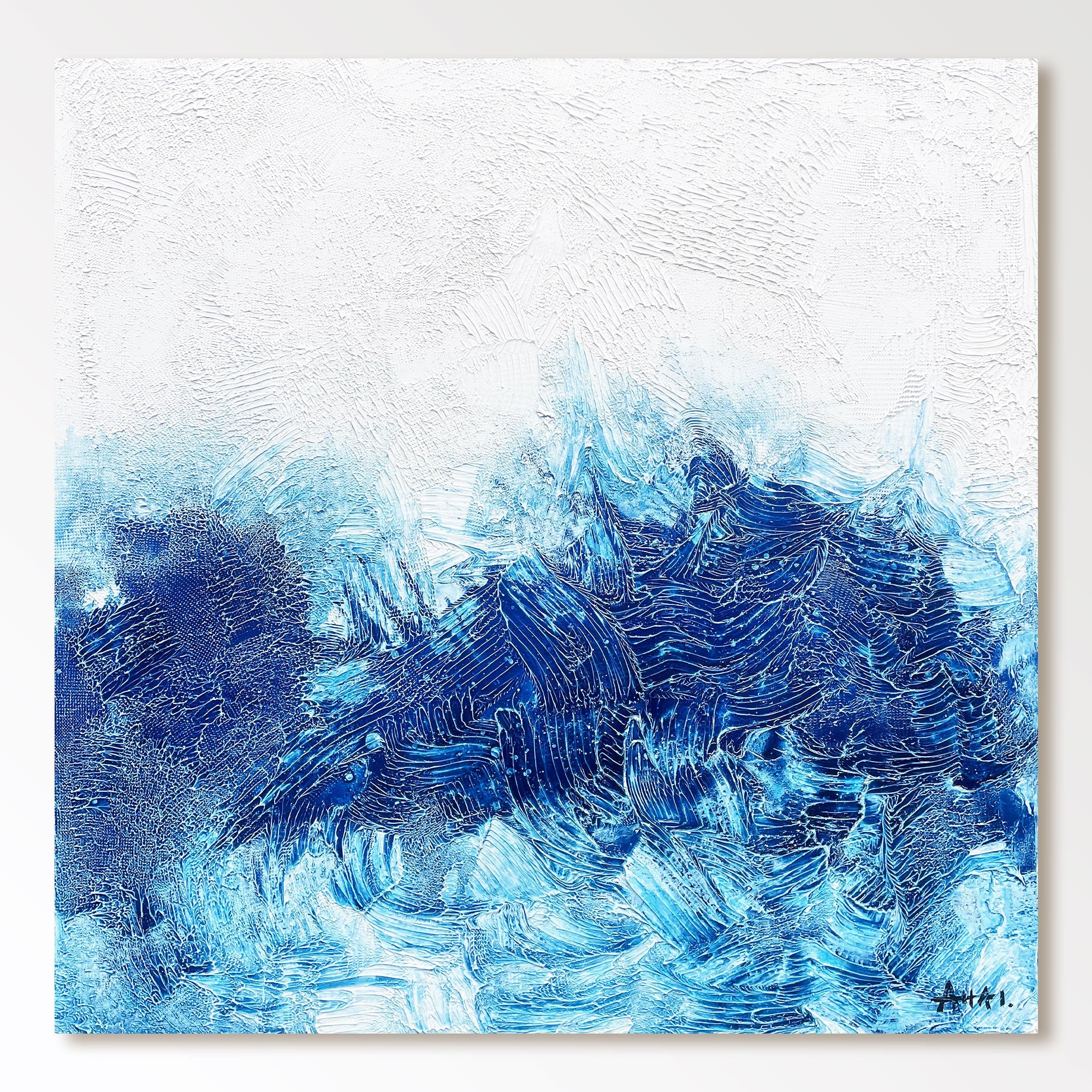 Abstract Painting "Mořské Vlnění”