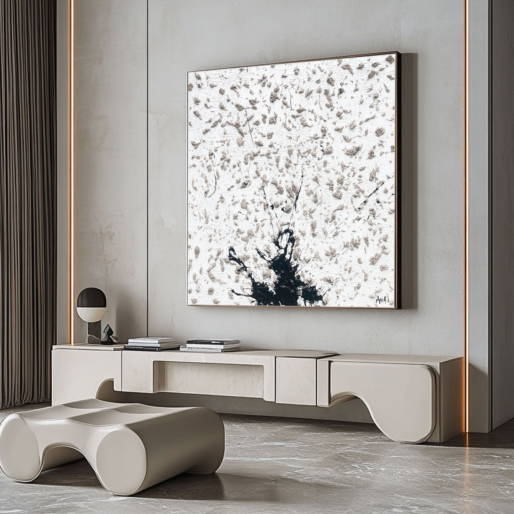 Abstract Painting "Ekvilibrium Vzrůstu”