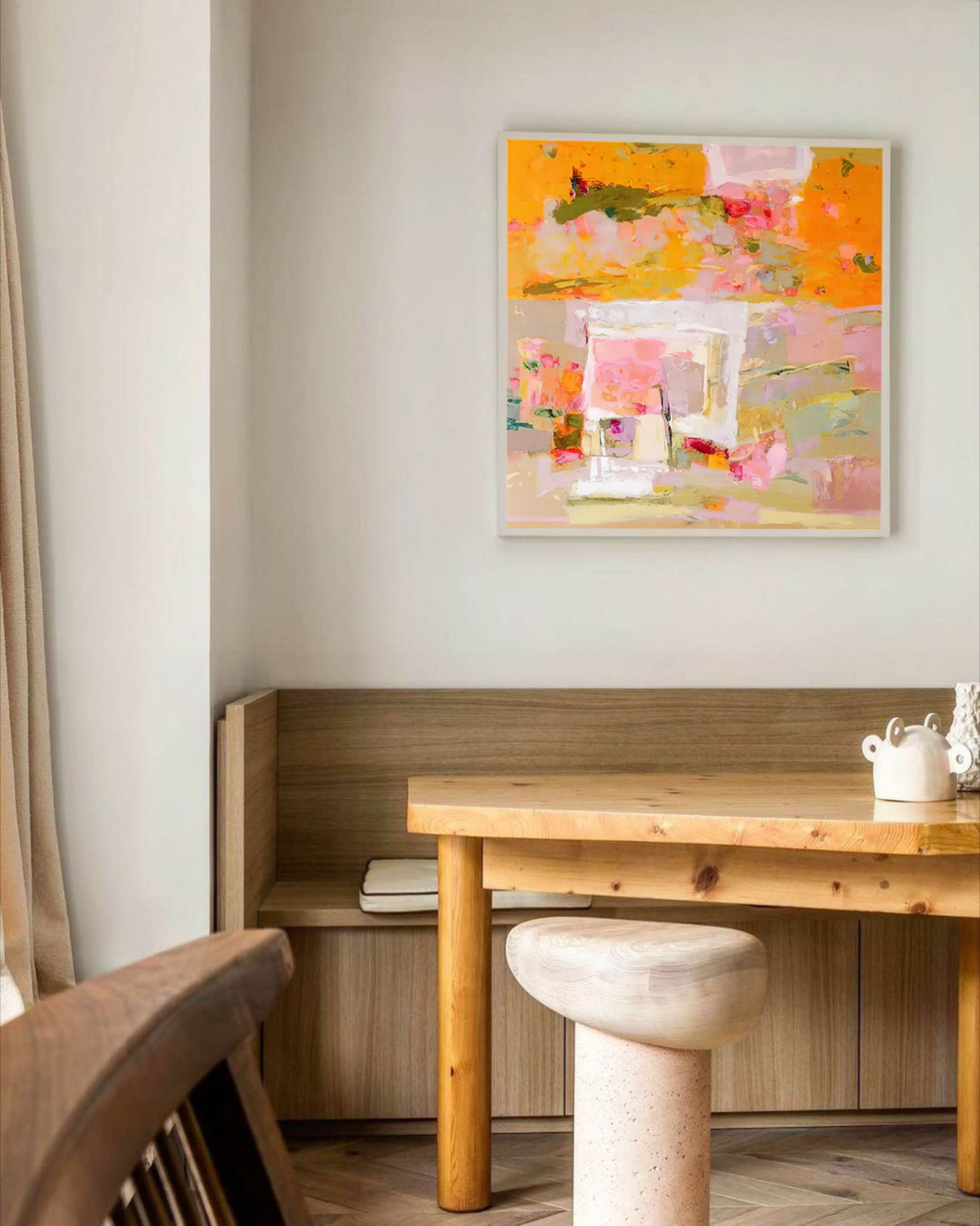 Abstrakt lærredskunst #AB106