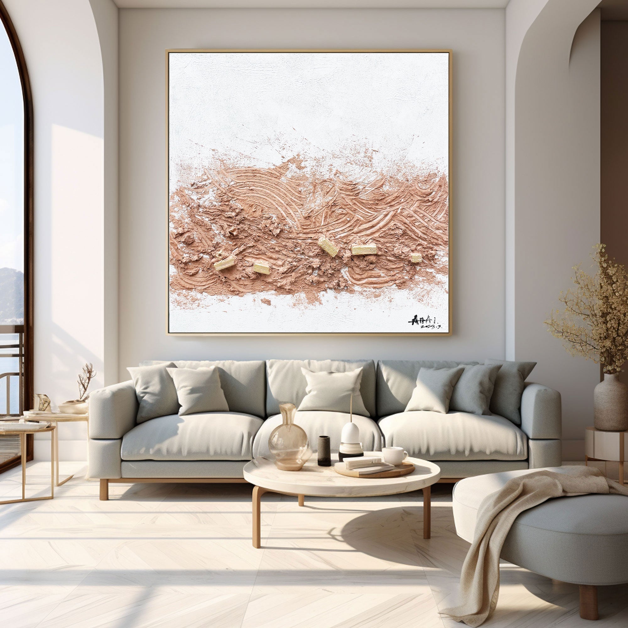 Abstract Painting "Pouť Země”