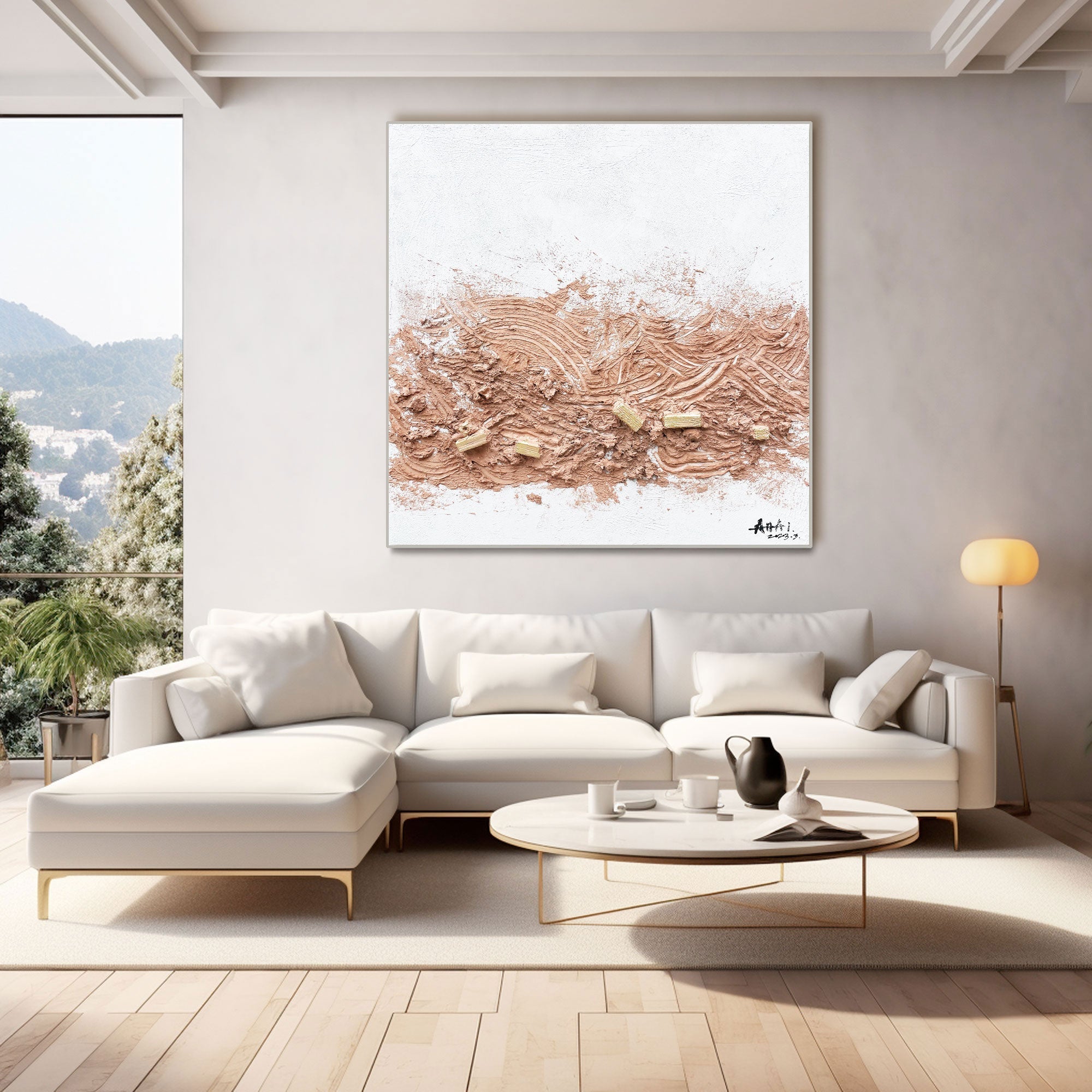 Abstract Painting "Pouť Země”