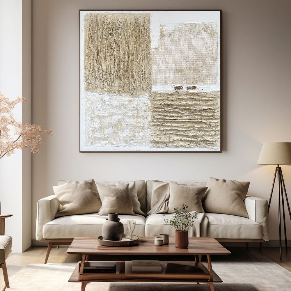 Abstract Painting "Capas de Memoria”