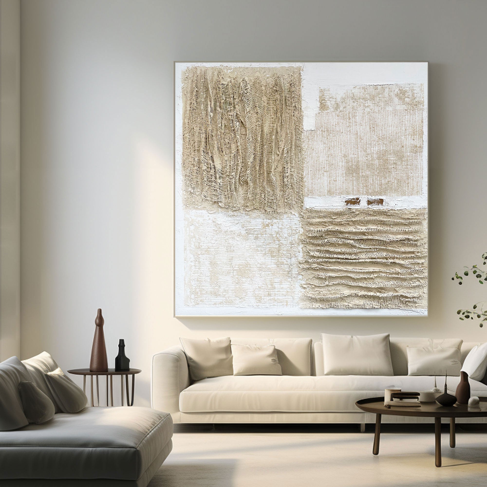 Abstract Painting "Capas de Memoria”