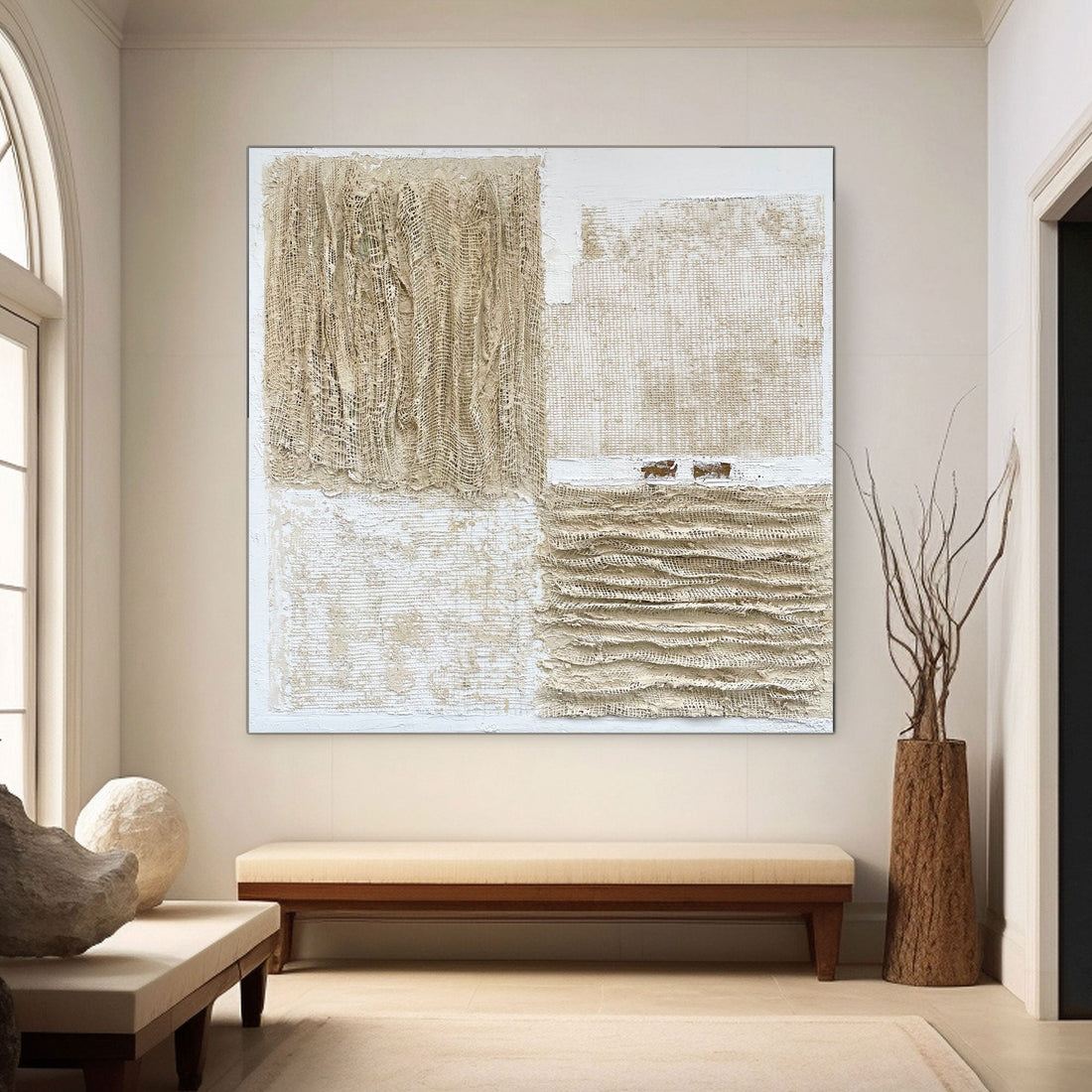 Abstract Painting "Capas de Memoria”