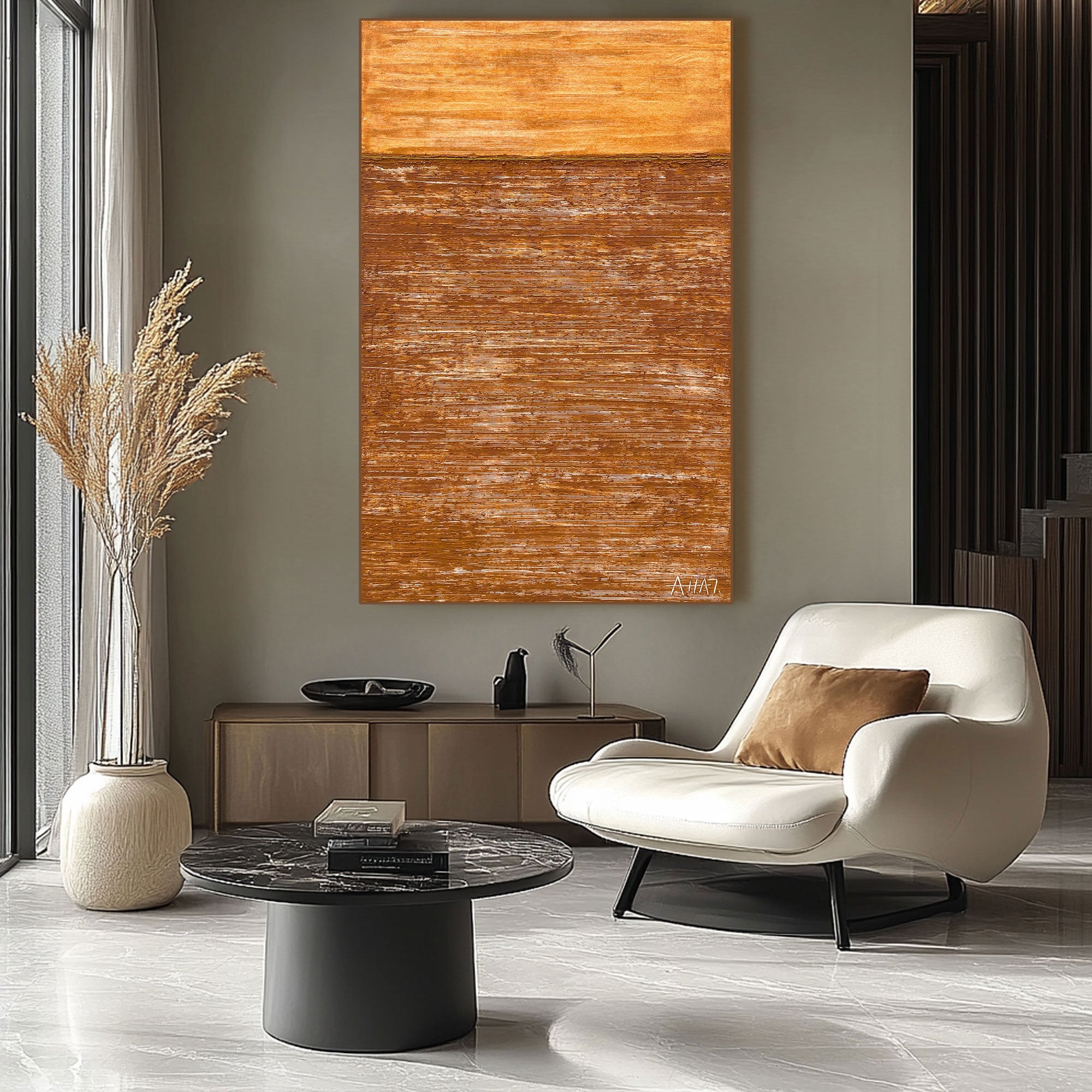 Abstract Painting "Capas del Recuerdo”