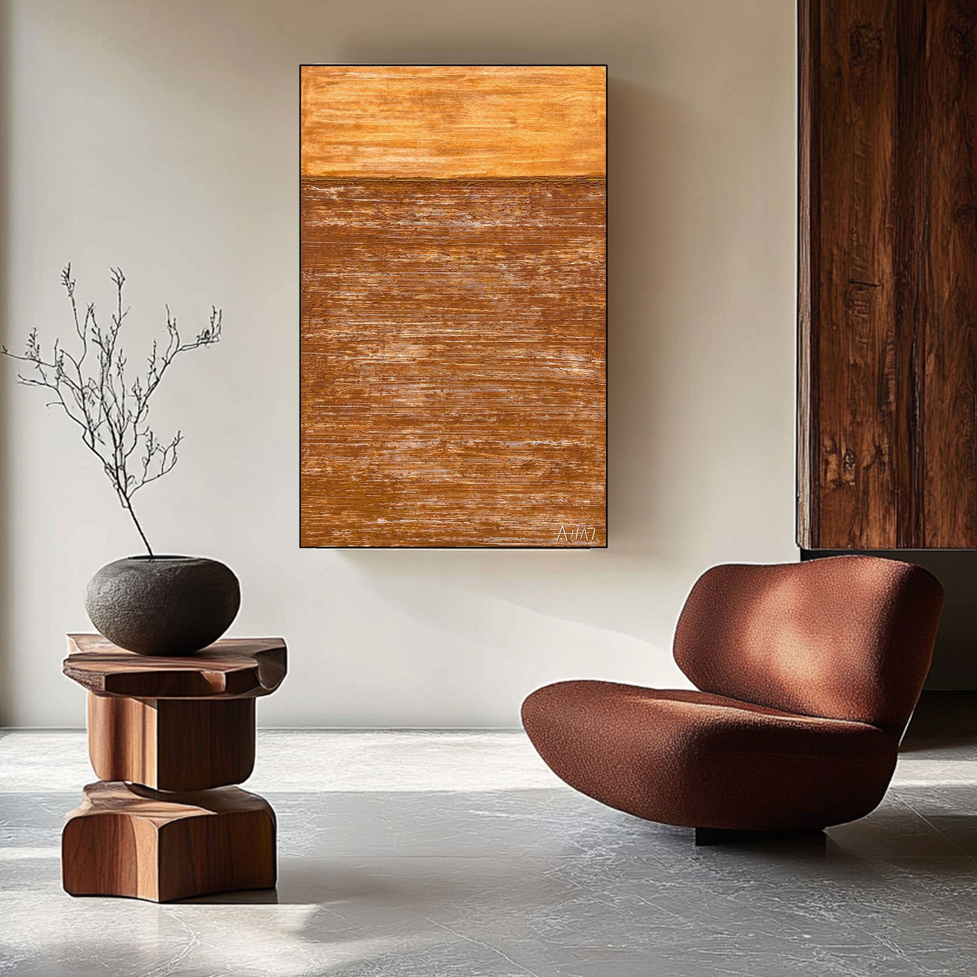 Abstract Painting "Capas del Recuerdo”