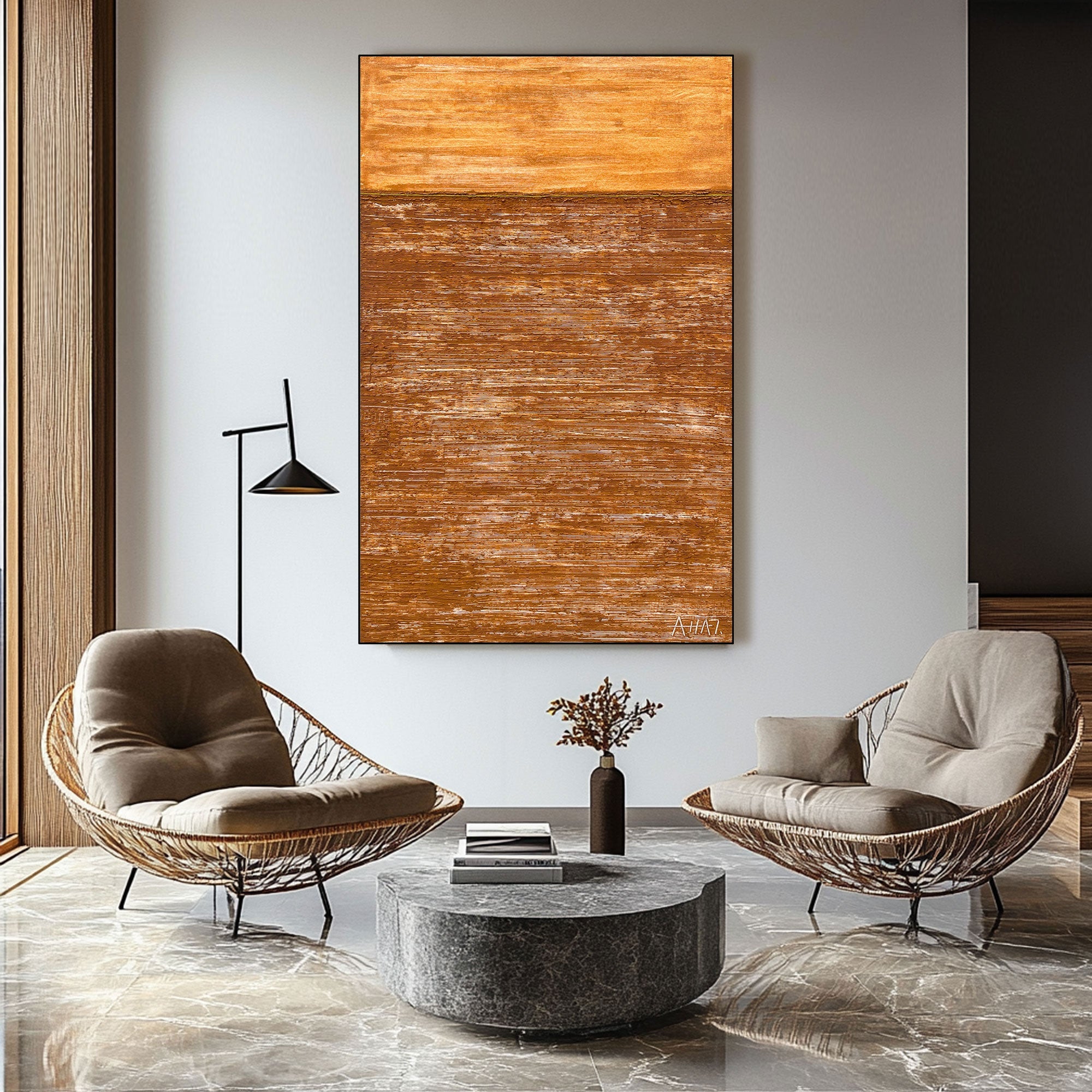 Abstract Painting "Capas del Recuerdo”