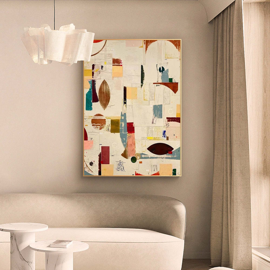 Geometric Canvas Art #GE001