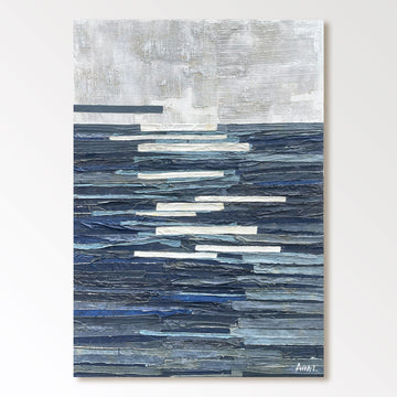 Abstrakt maleri "Mar Profundo"