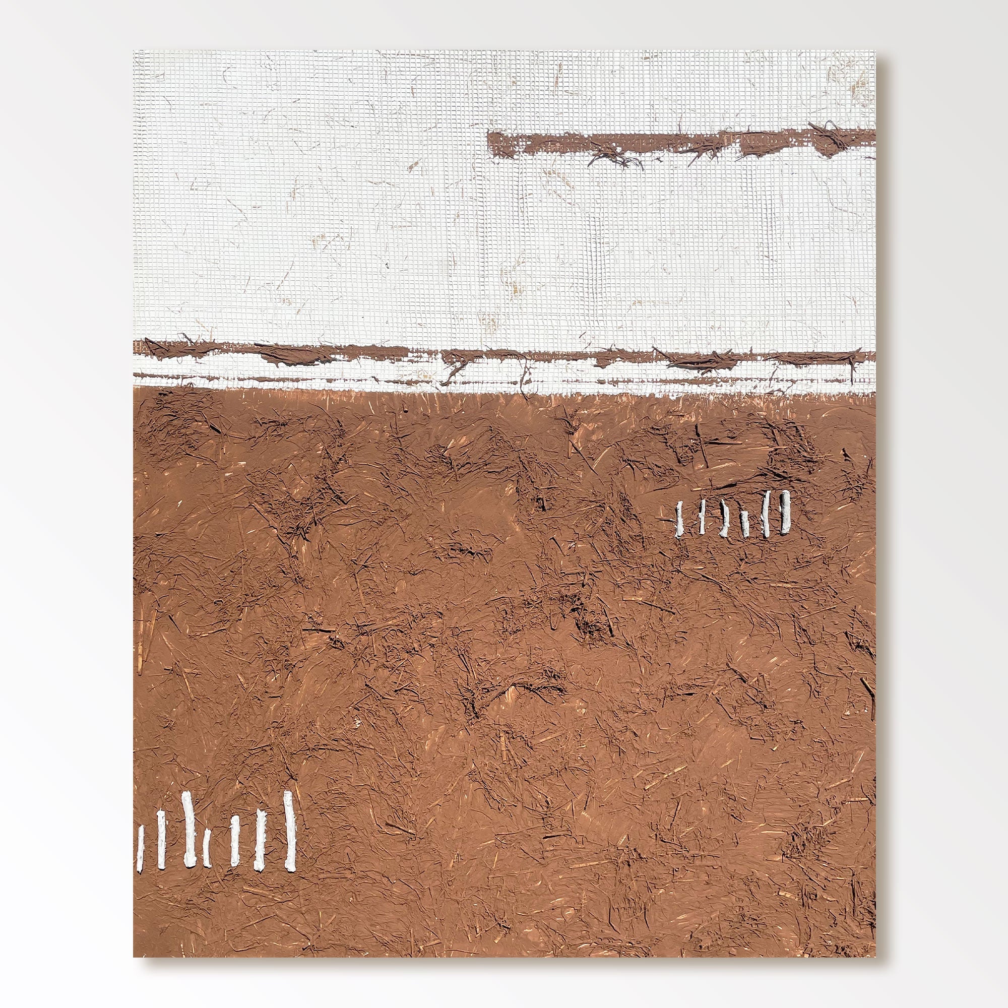 Abstract Painting "Tierra y Espacio”