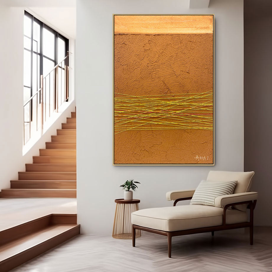 Abstract Painting "Lineas de Futuro”