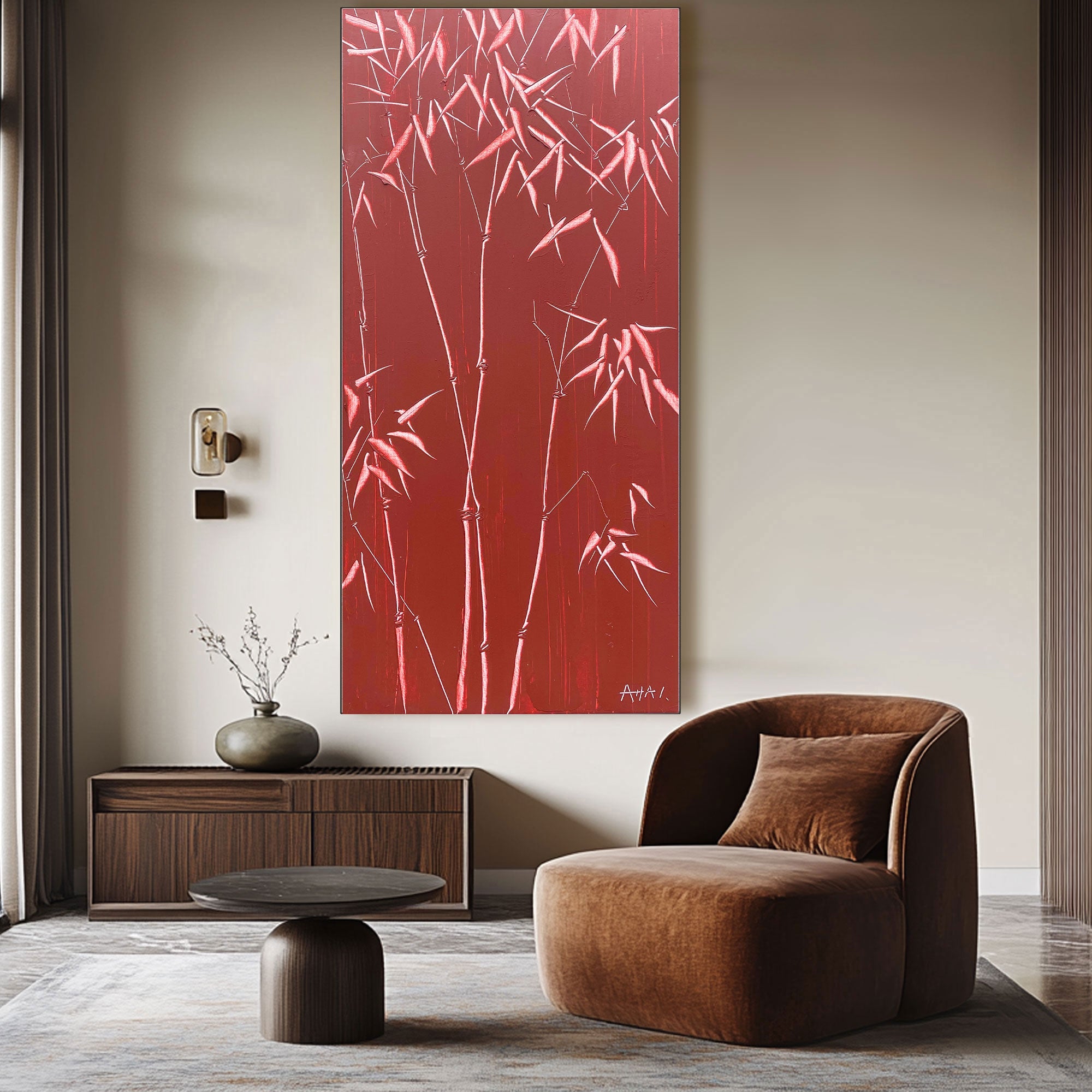 Abstract Painting "Bamb�� Resistente"