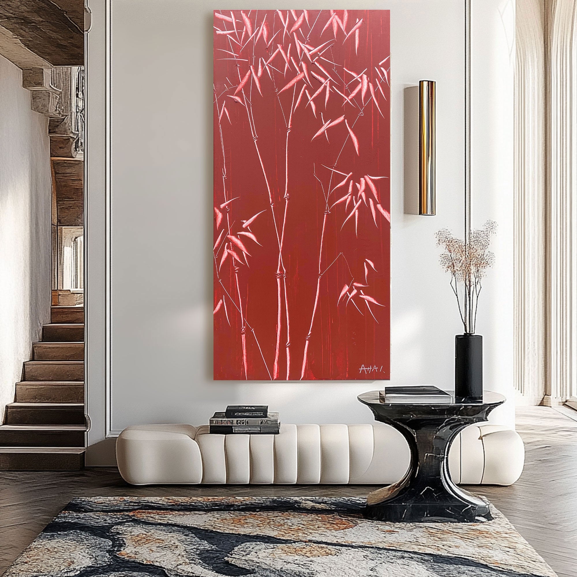 Abstract Painting "Bamb�� Resistente"