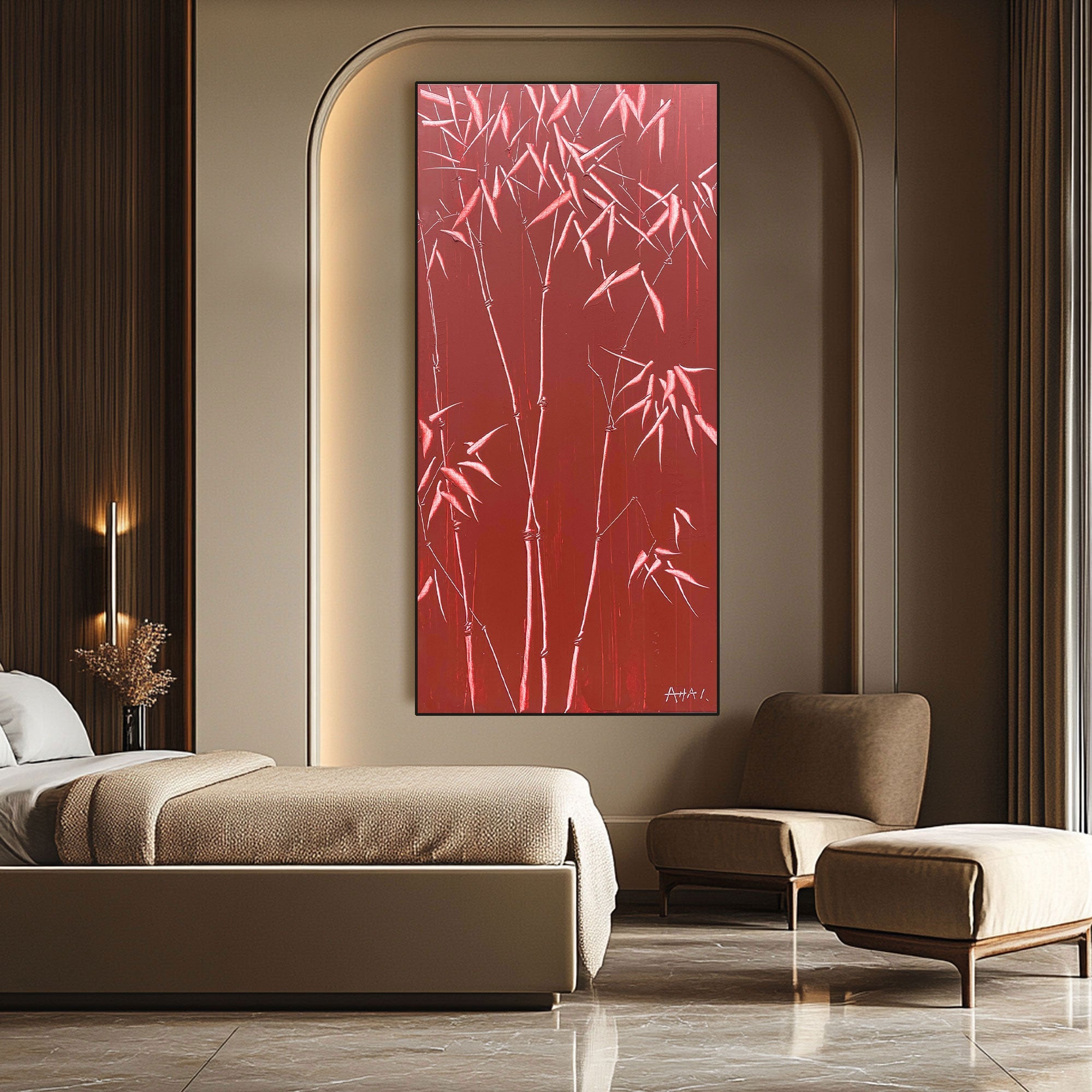 Abstract Painting "Bamb�� Resistente"
