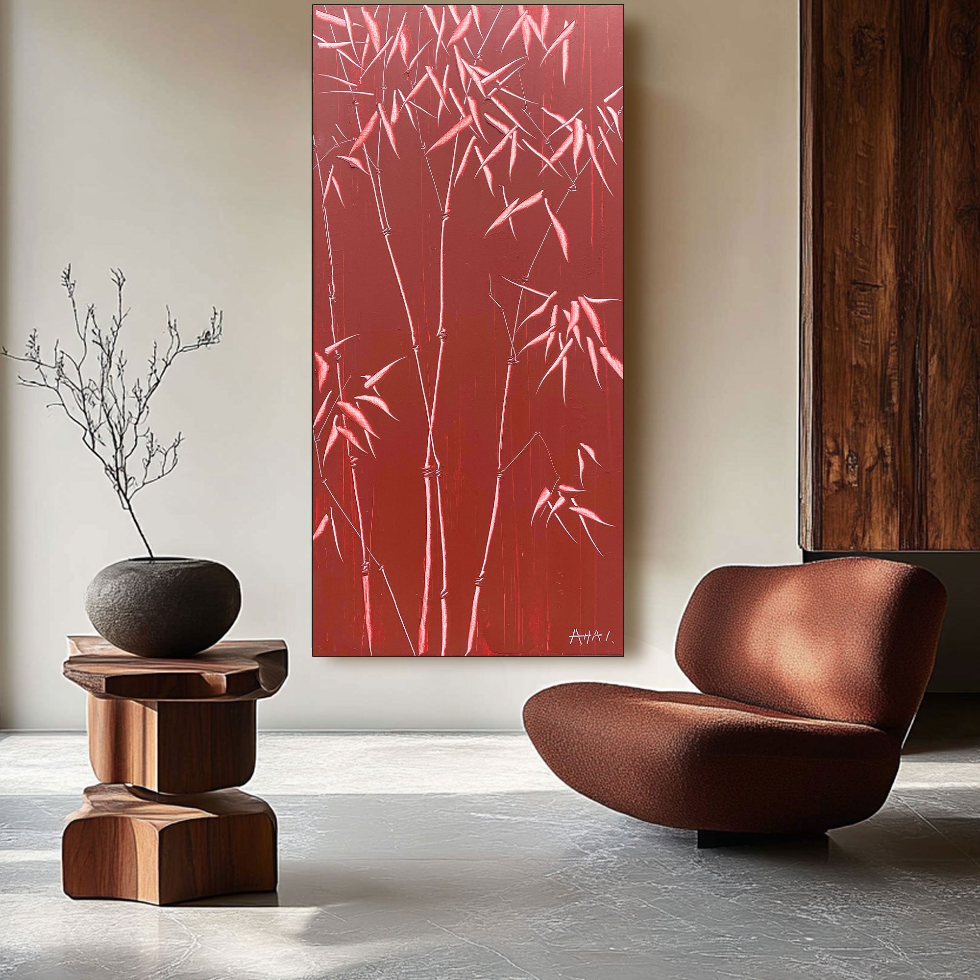 Abstract Painting "Bamb�� Resistente"