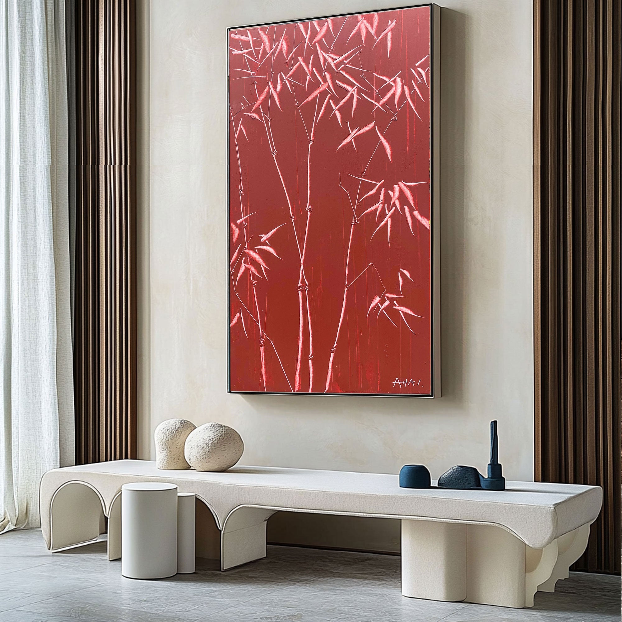 Abstract Painting "Bamb�� Resistente"