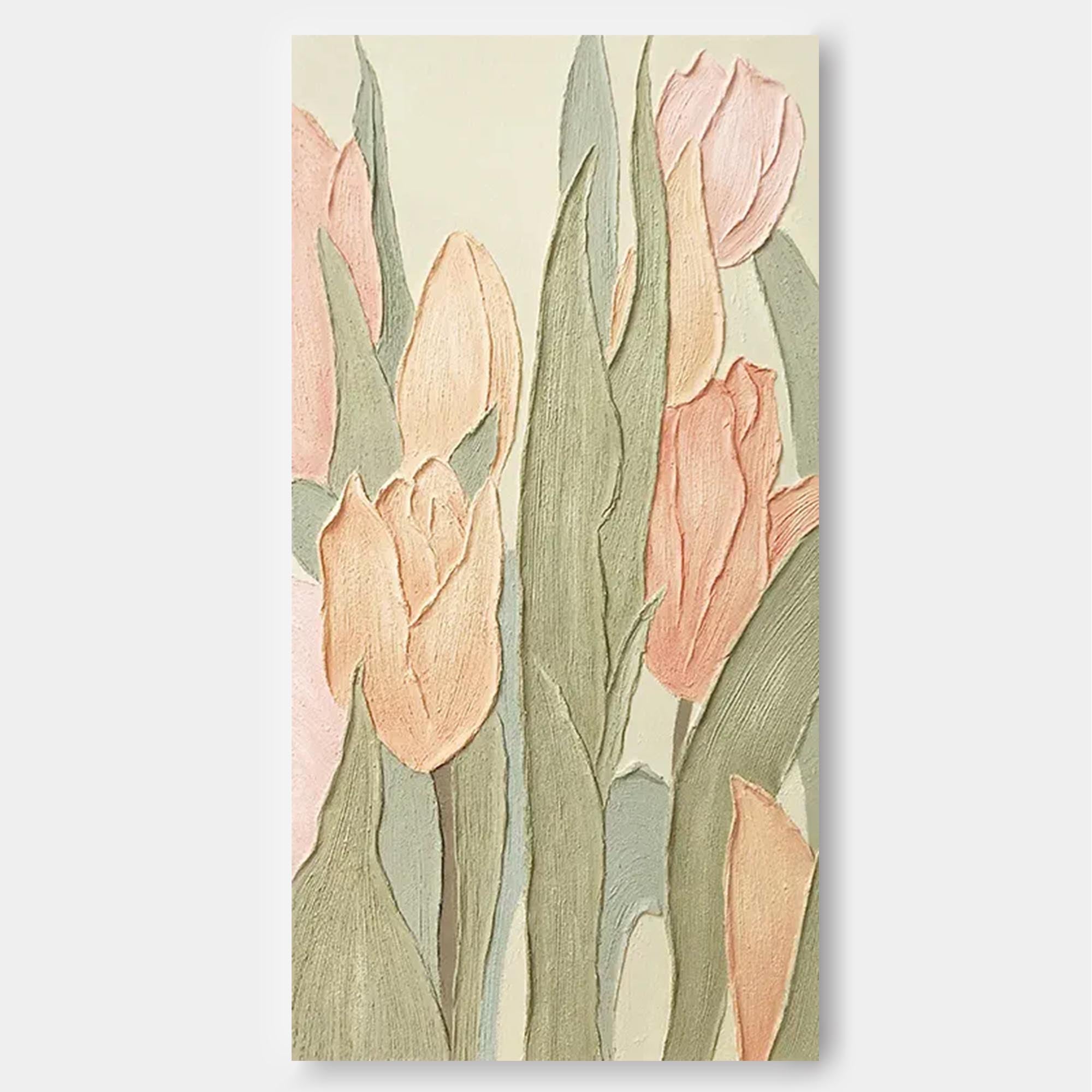 Blomsterlærredskunst #FL008