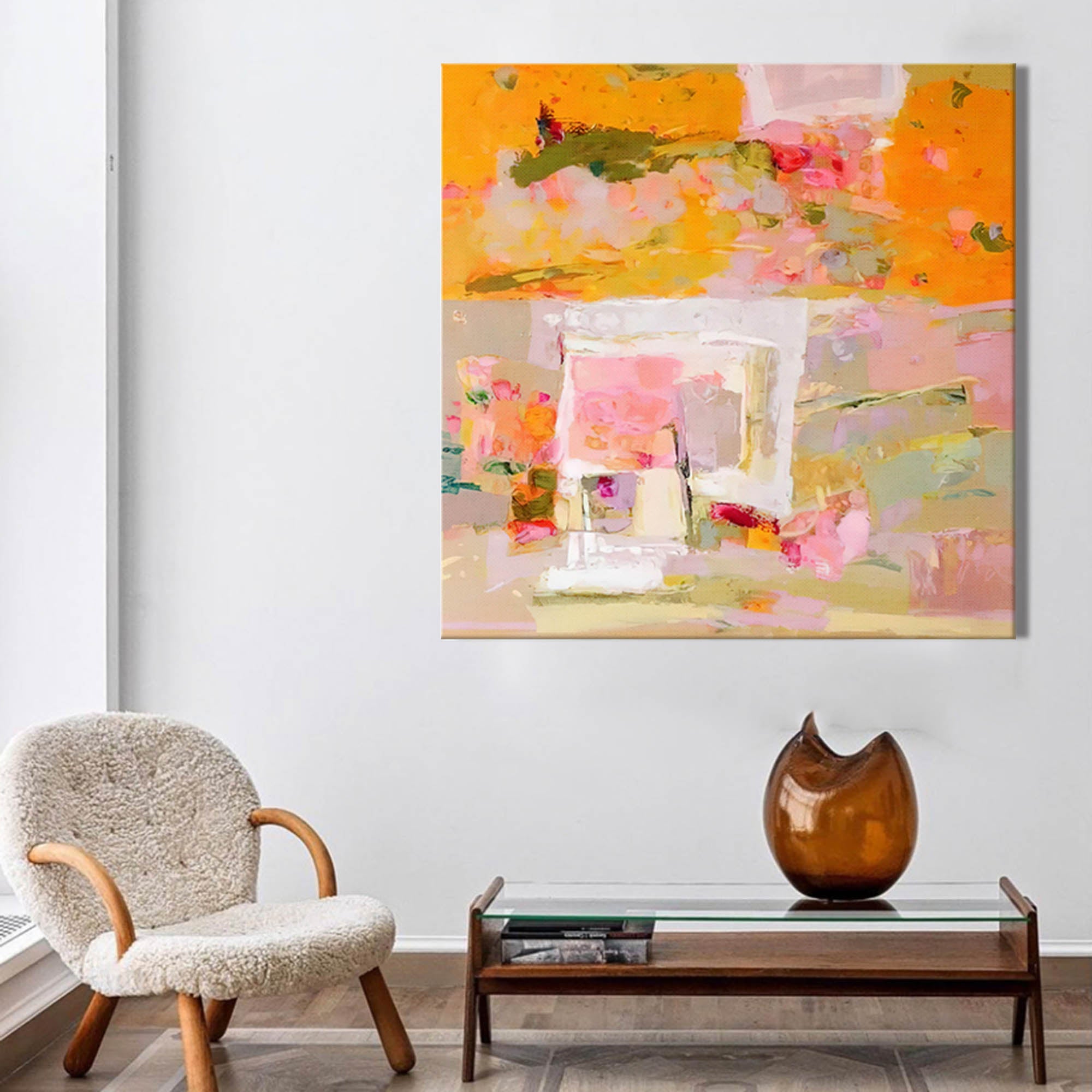 Abstrakt lærredskunst #AB106