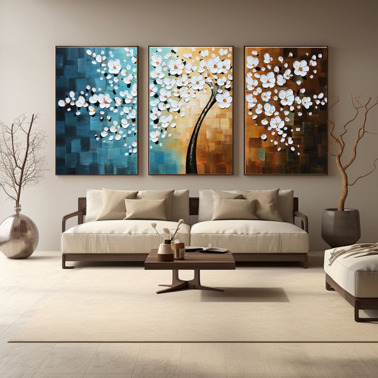 3D Textured Painting "Cycle of Life"