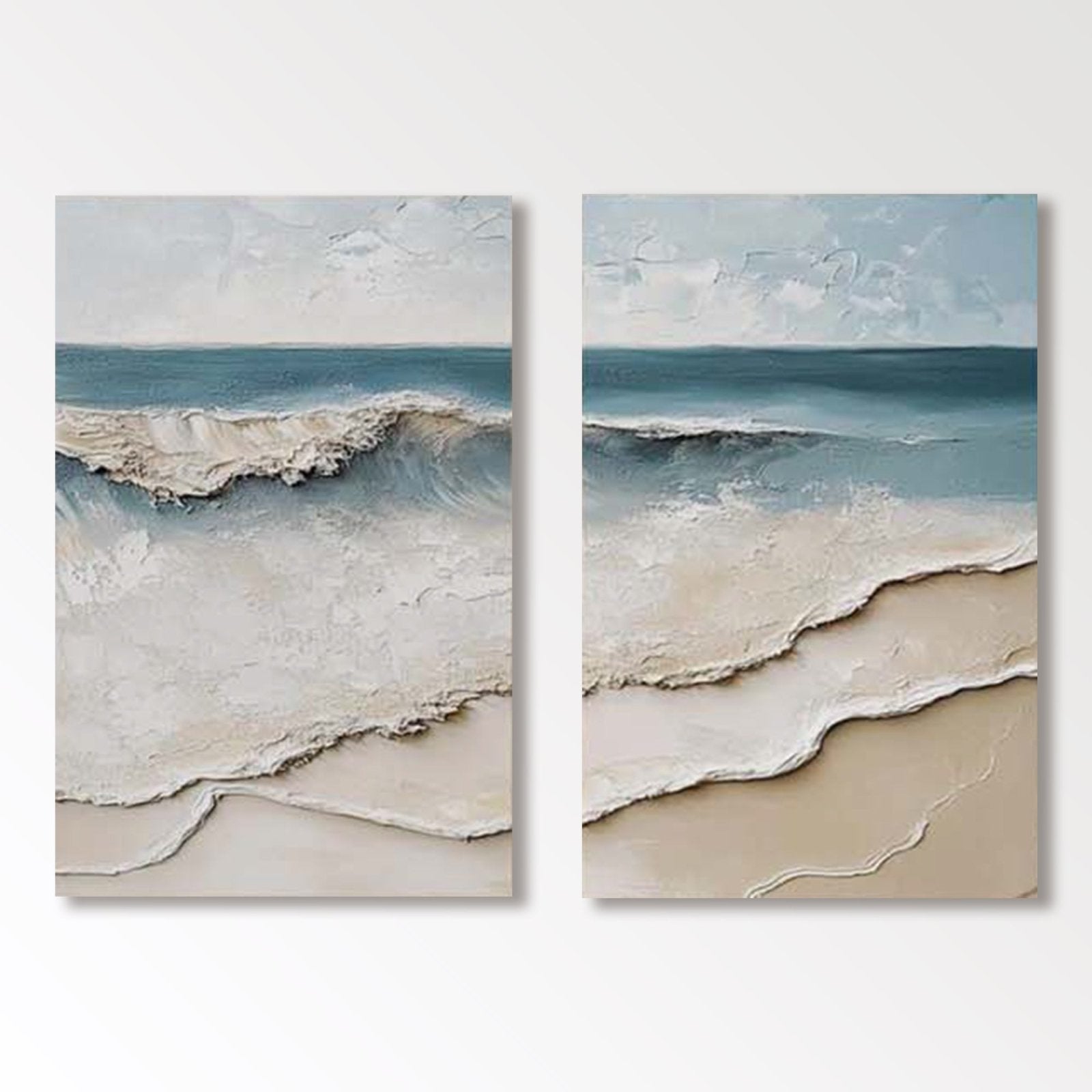 3D-Strukturgemälde „Eco del Mar“