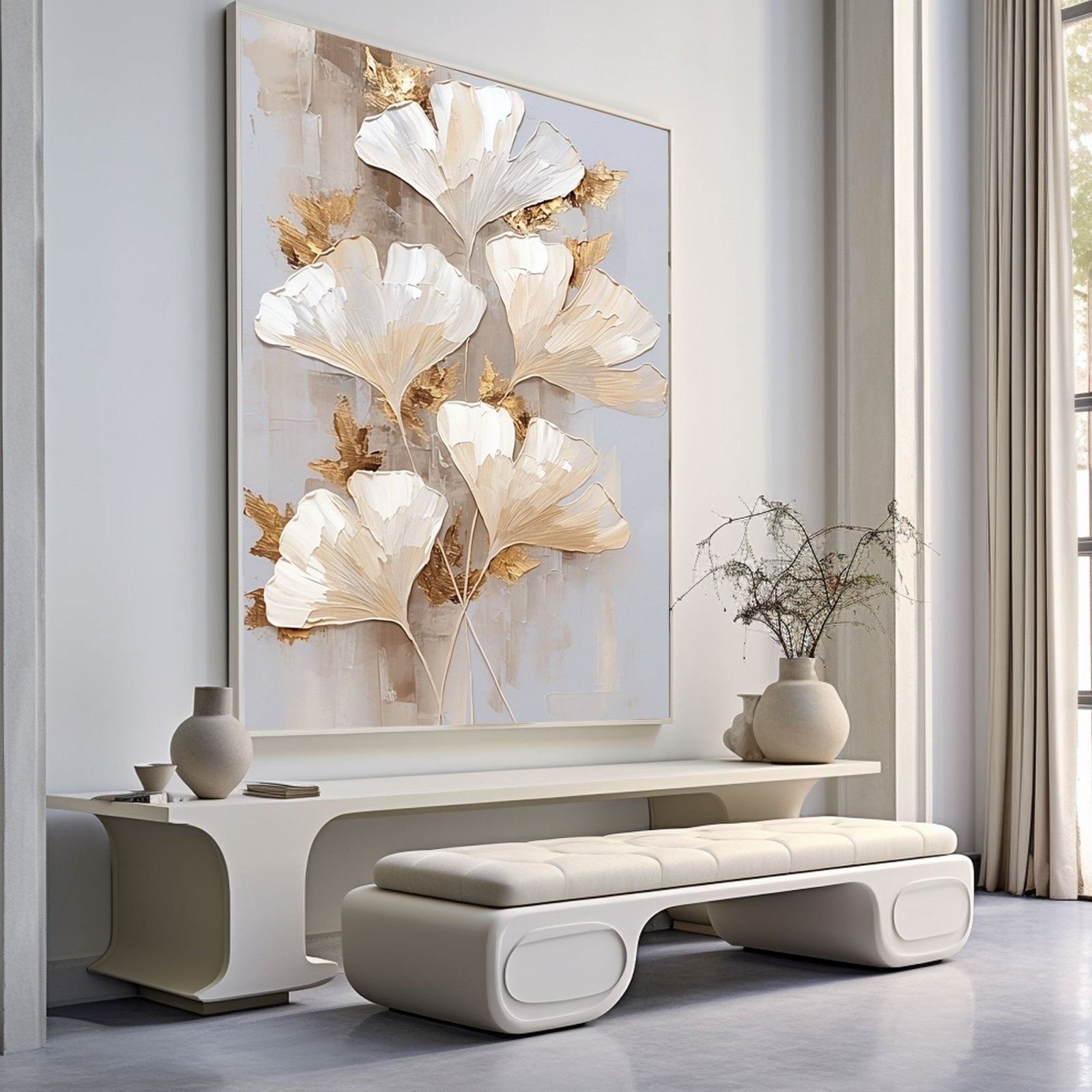 3D Textured Painting "Klethra"