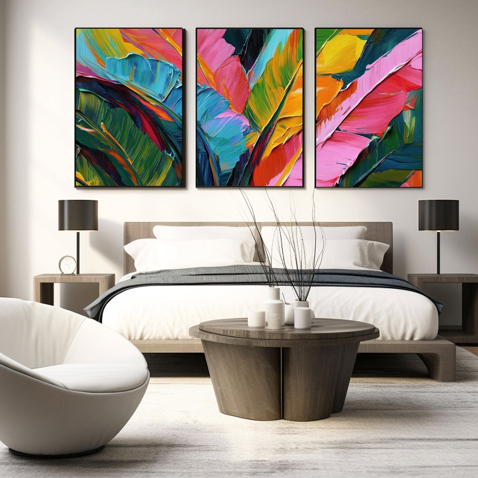3D Textured Painting "Sueño Tropical"