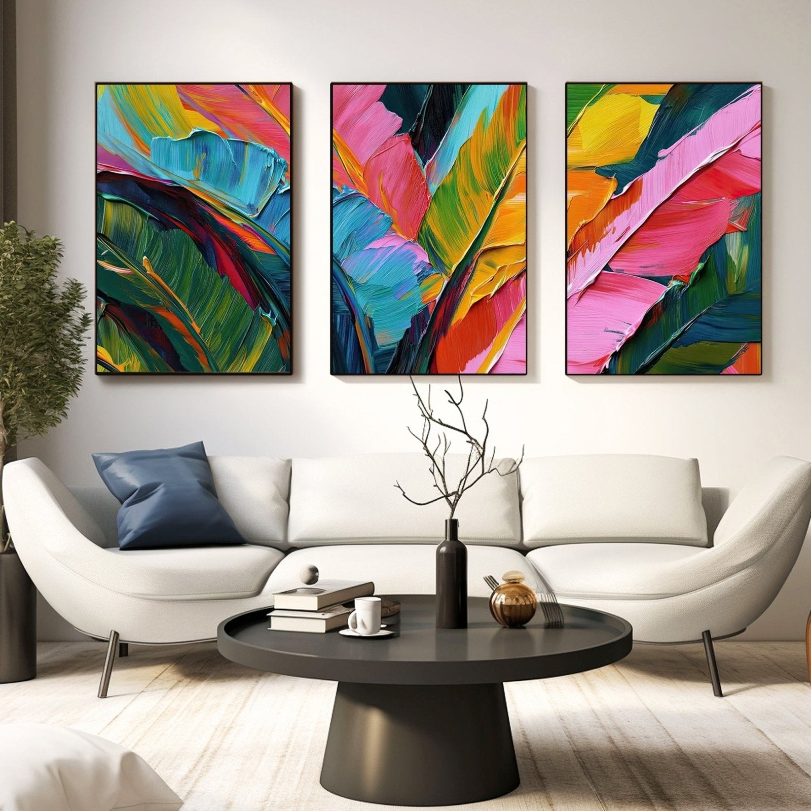 3D Textured Painting "Sueño Tropical"