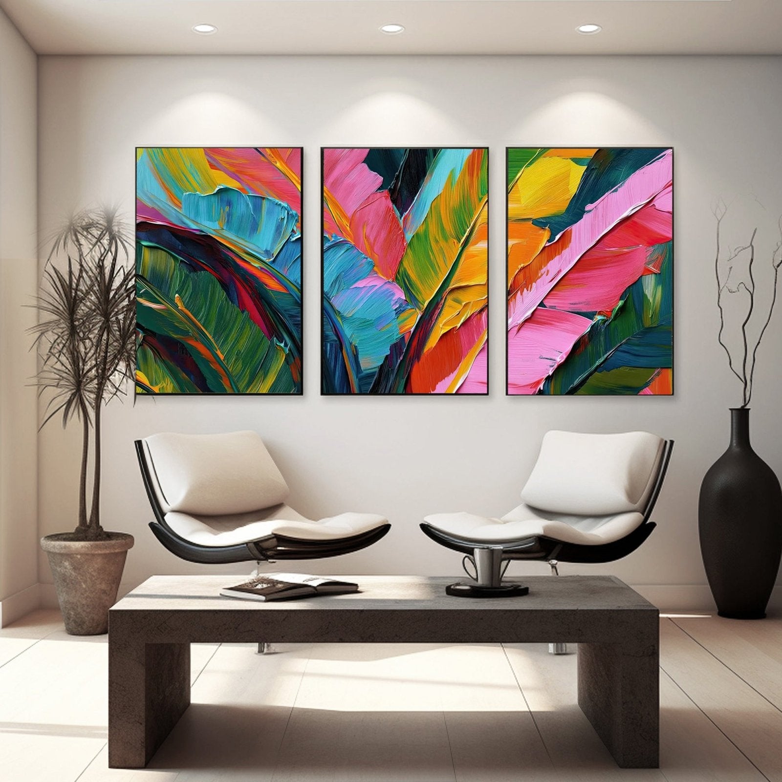 3D Textured Painting "Sueño Tropical"