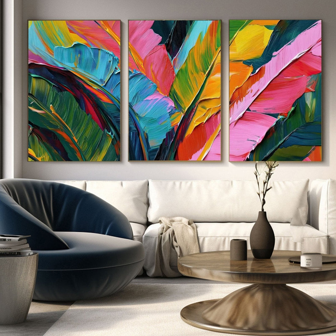 3D Textured Painting "Sueño Tropical"
