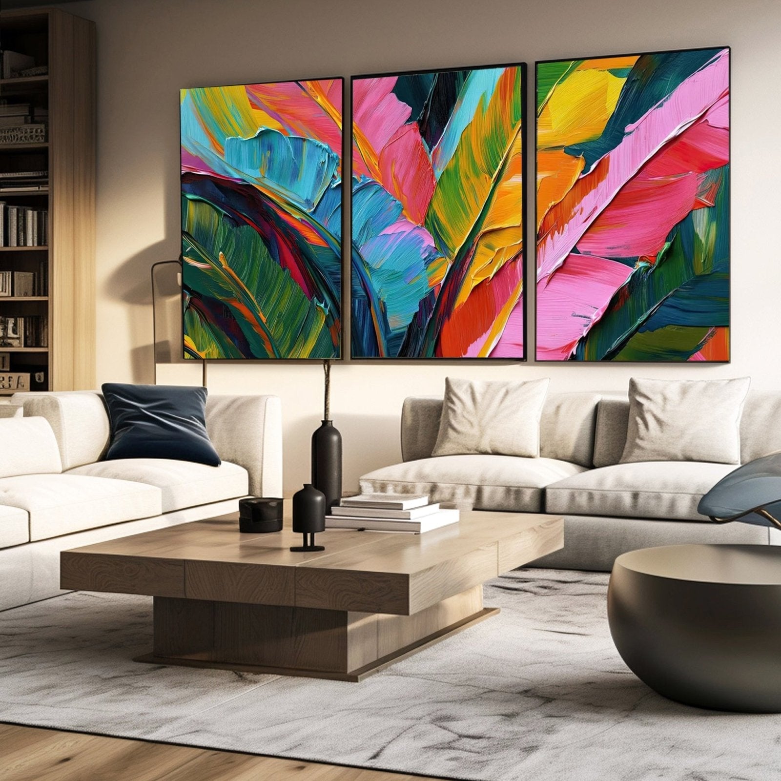3D Textured Painting "Sueño Tropical"