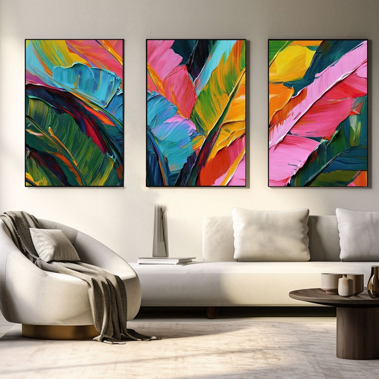 3D Textured Painting "Sueño Tropical"