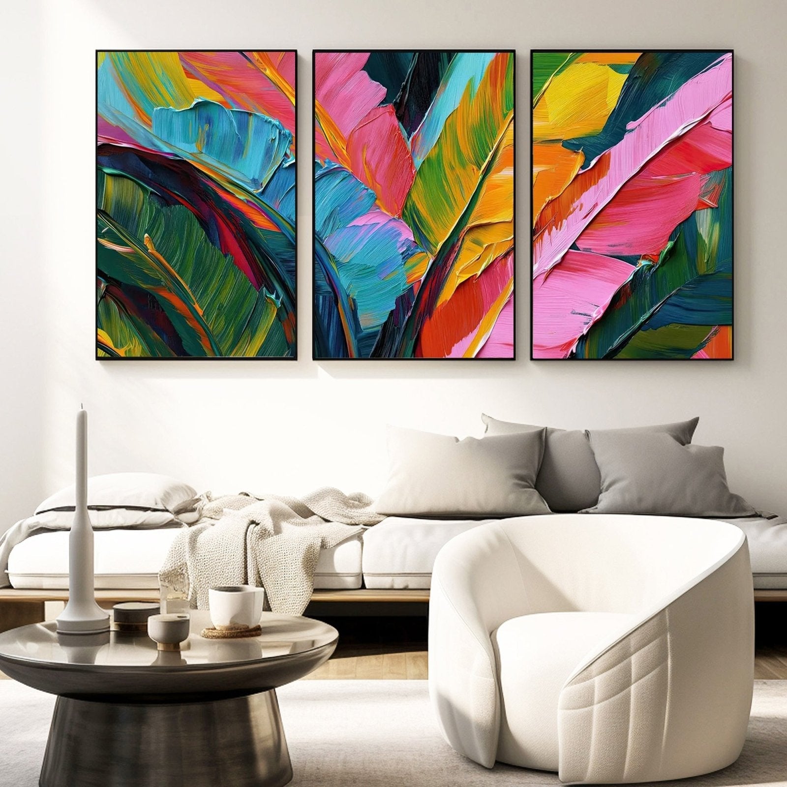 3D Textured Painting "Sueño Tropical"
