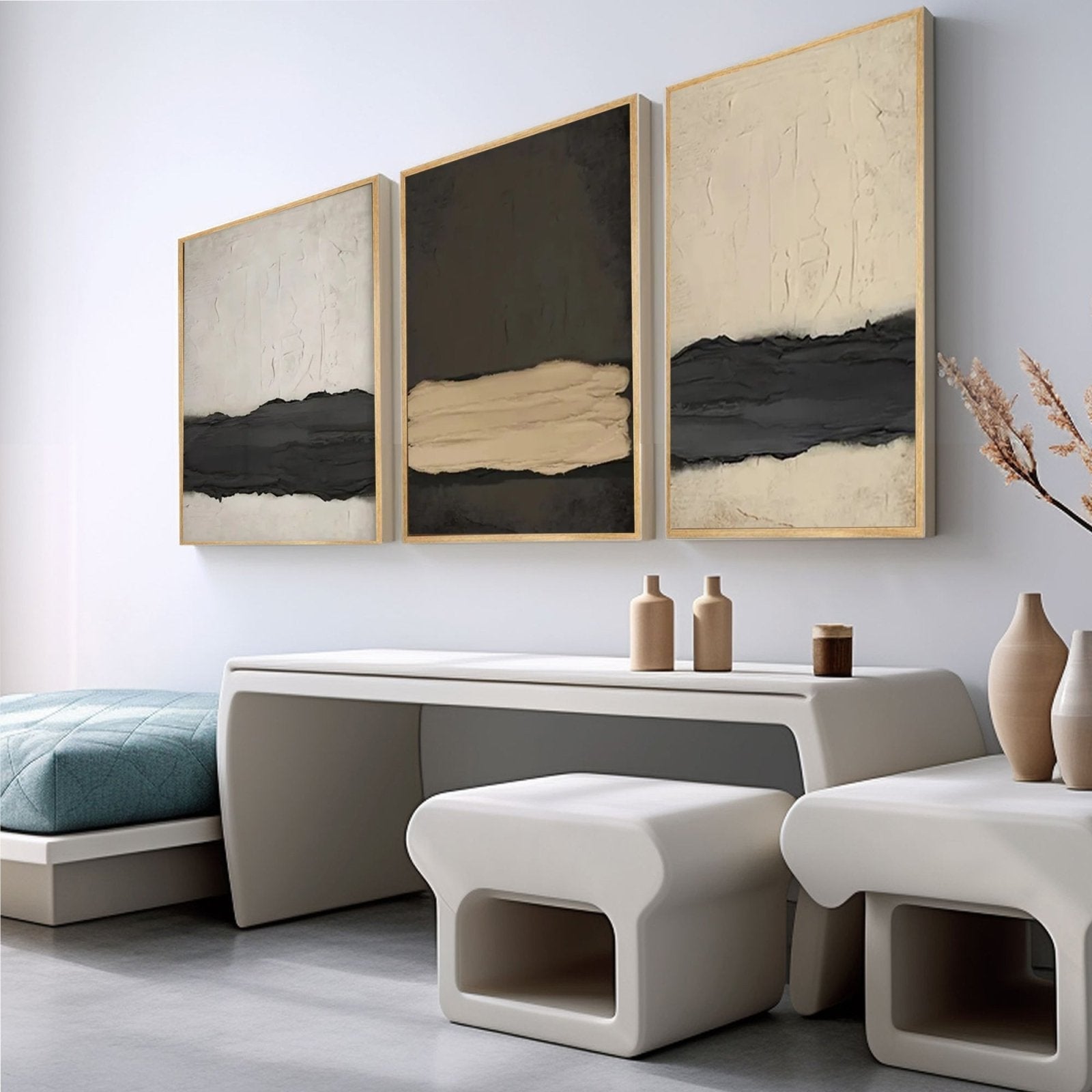 3D Textured Painting "Tiempo Suspendido"