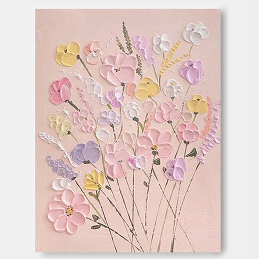 Blomsterlærredskunst #FL005