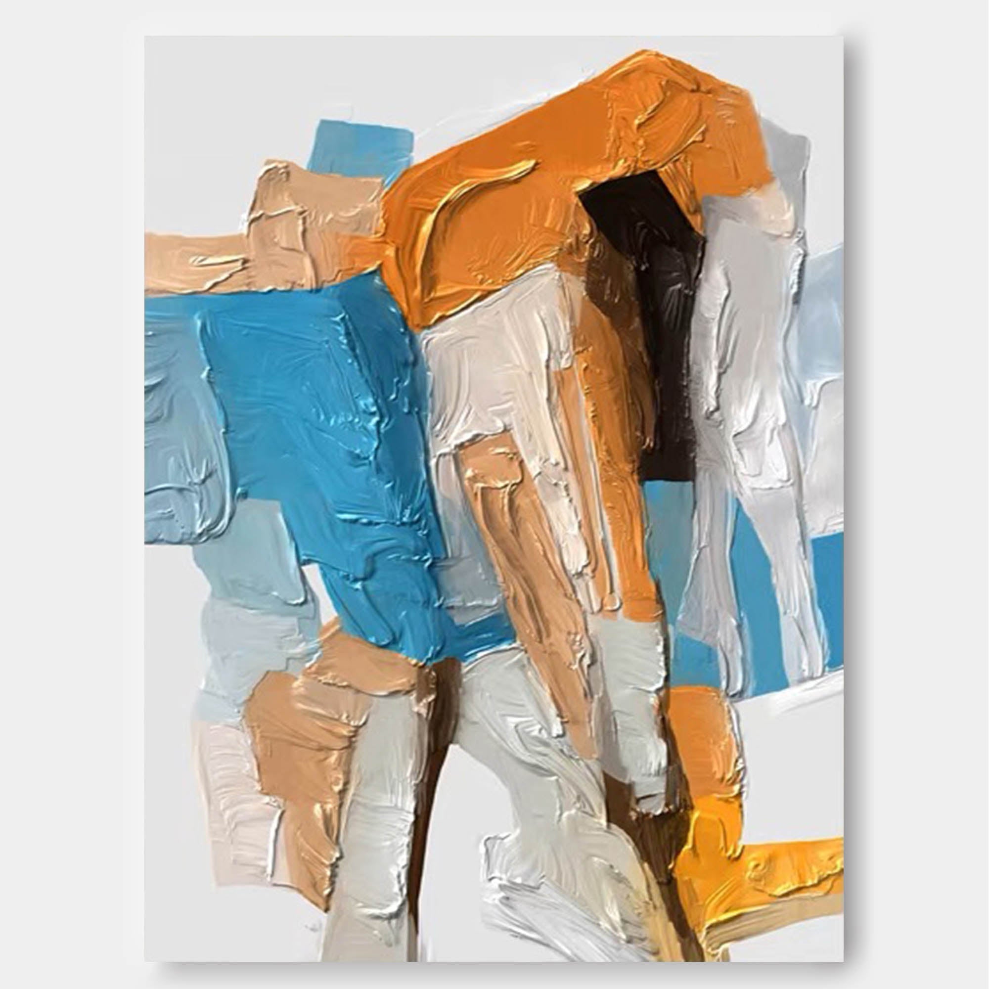 Abstrakte Leinwandkunst #AB102