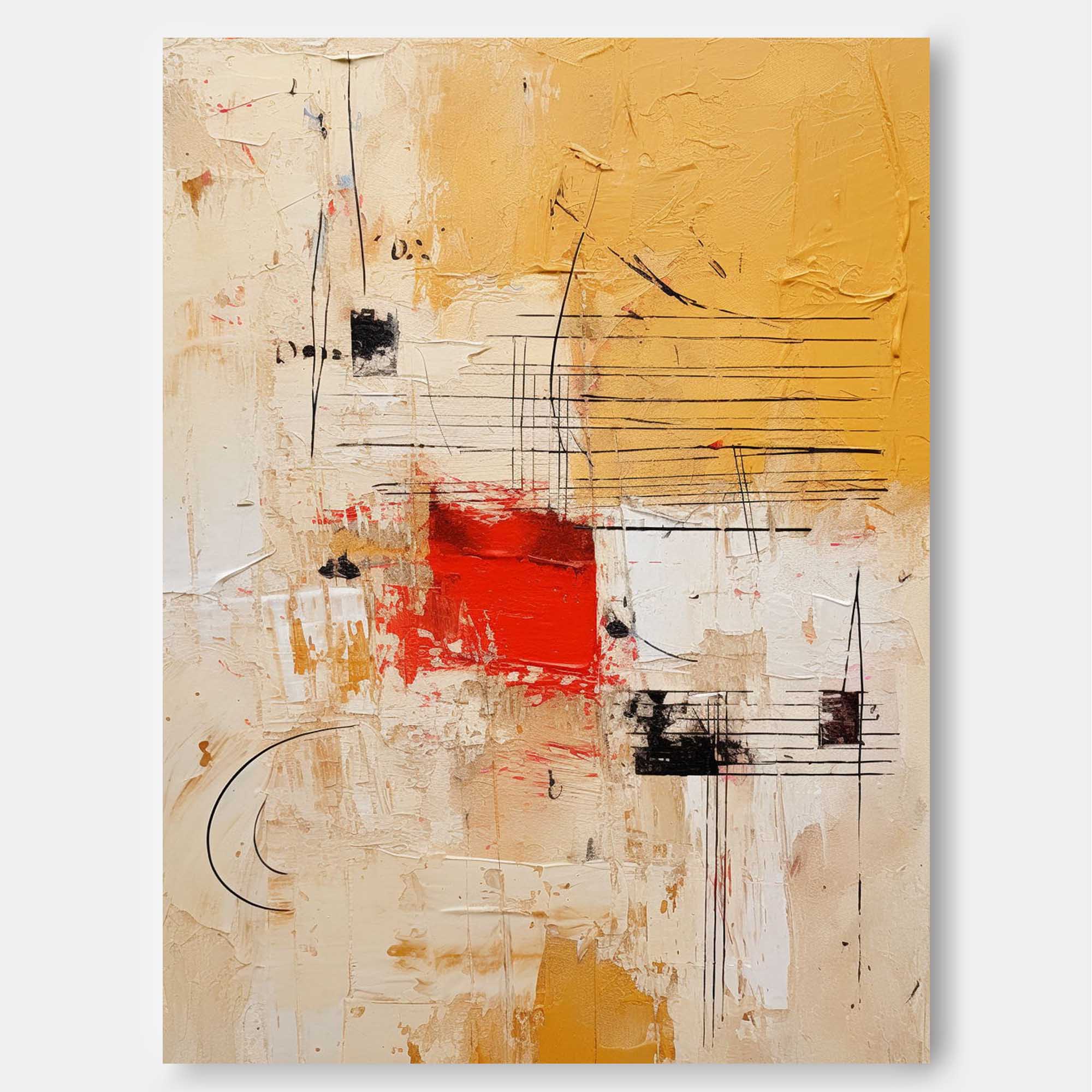 Abstract Canvas Art #AB159