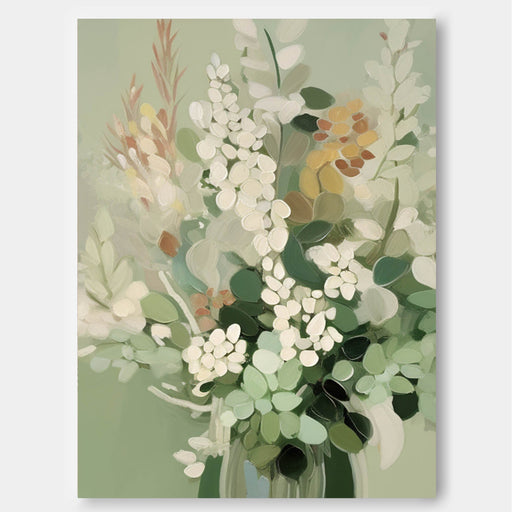 Blomsterlærredskunst #FL032