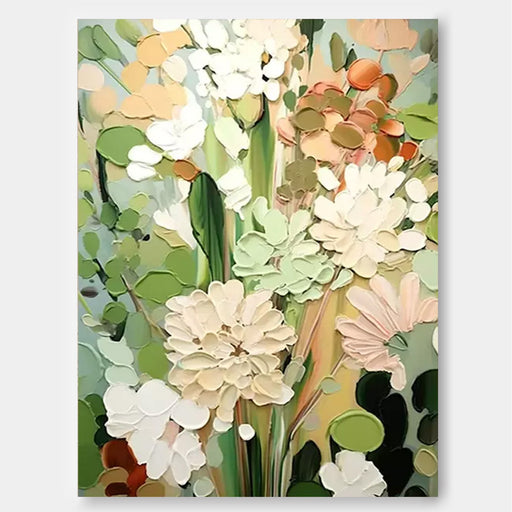 Blomsterlærredskunst #FL024
