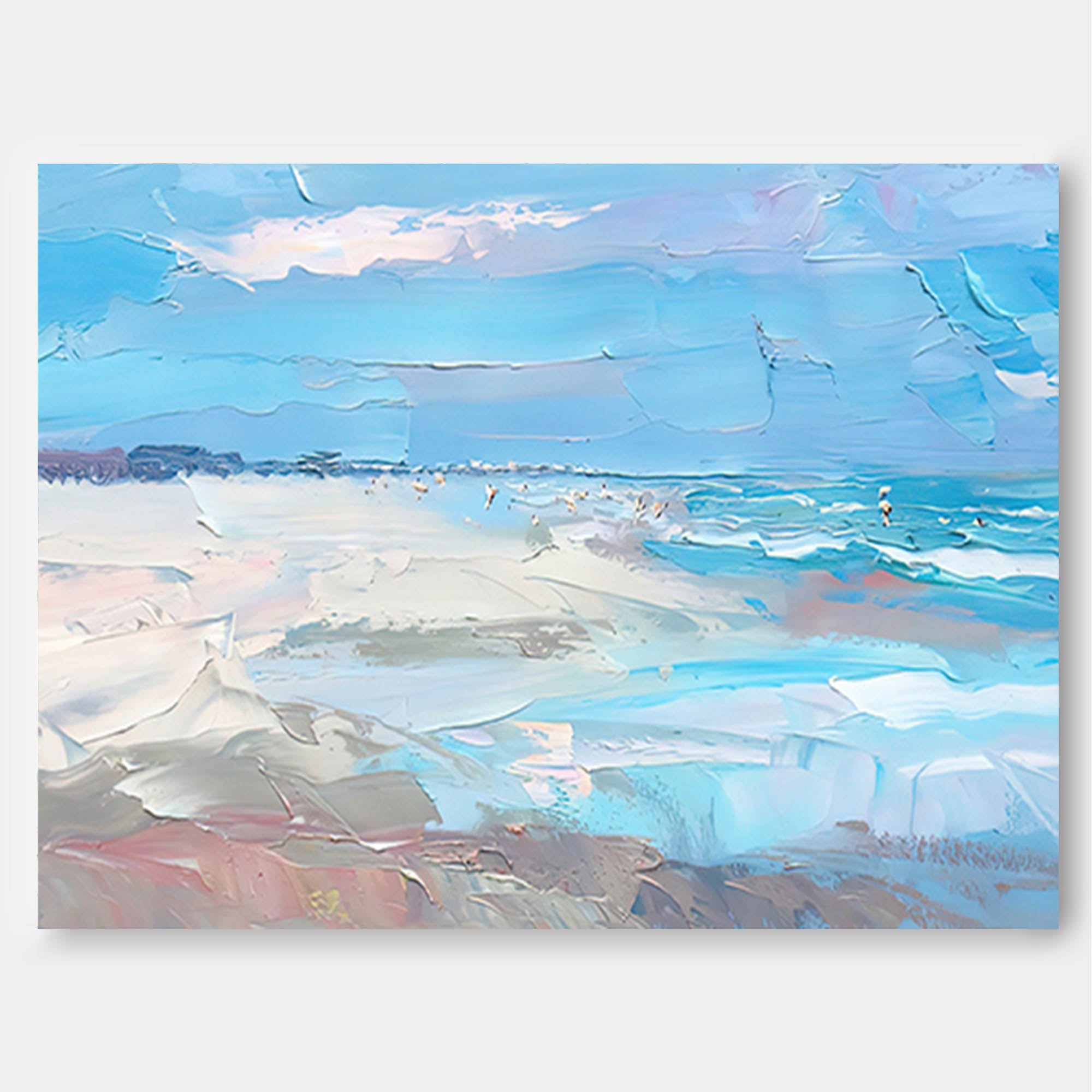 Strand &amp; Hav Lærredskunst #BE008