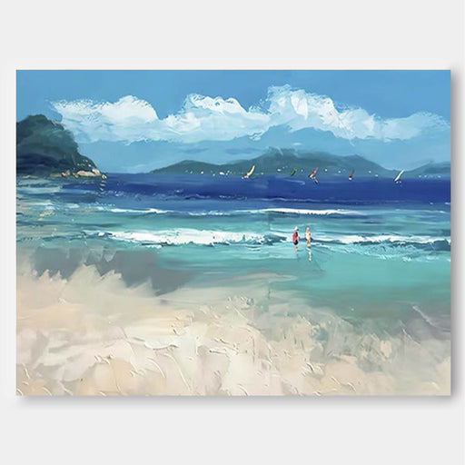 Strand & Hav Lærredskunst #BE004
