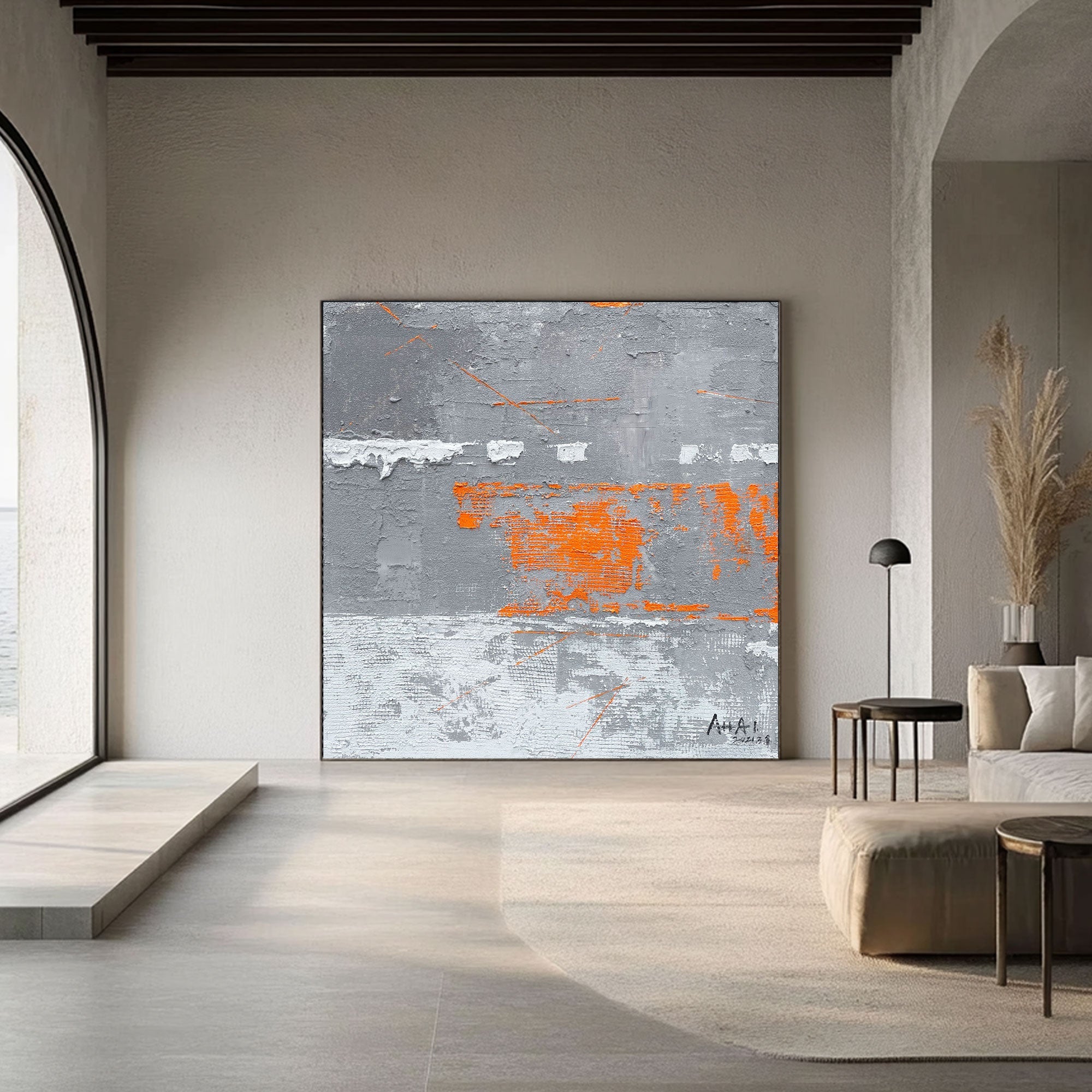 Abstract Painting "Contraste de Colores”