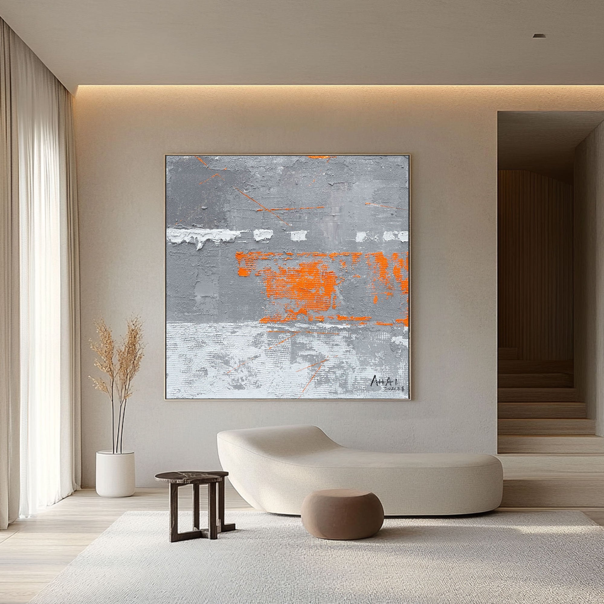 Abstract Painting "Contraste de Colores”